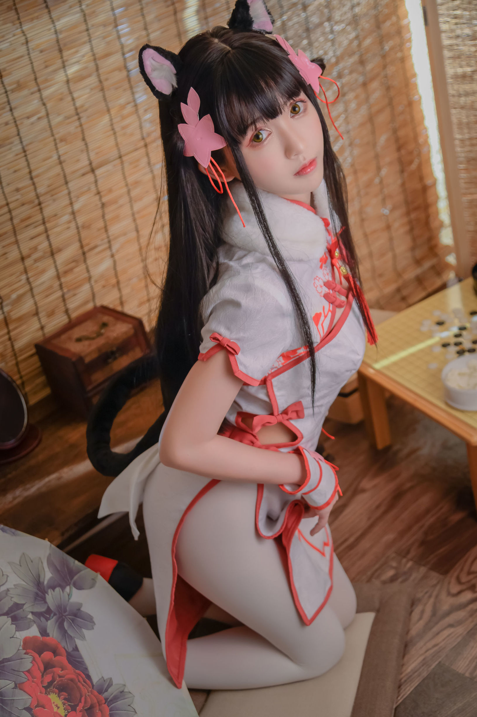 超人氣科瑟鰻魚霏兒 碧藍華裳 夕暮