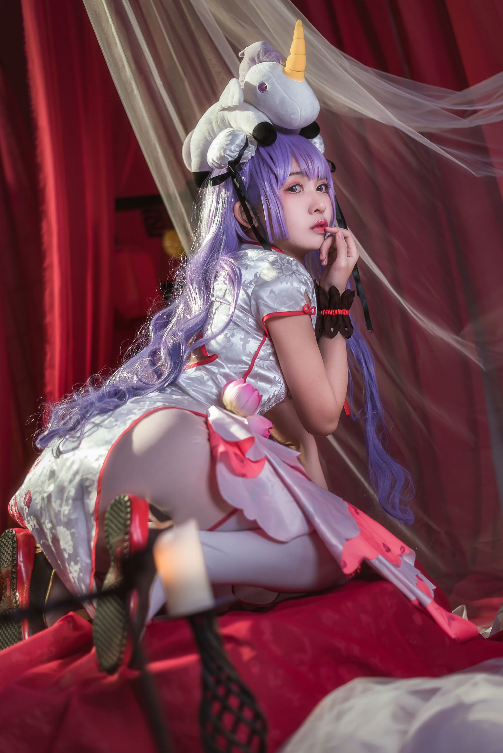 超人氣Coser鰻魚霏兒 碧藍華裳 獨角獸