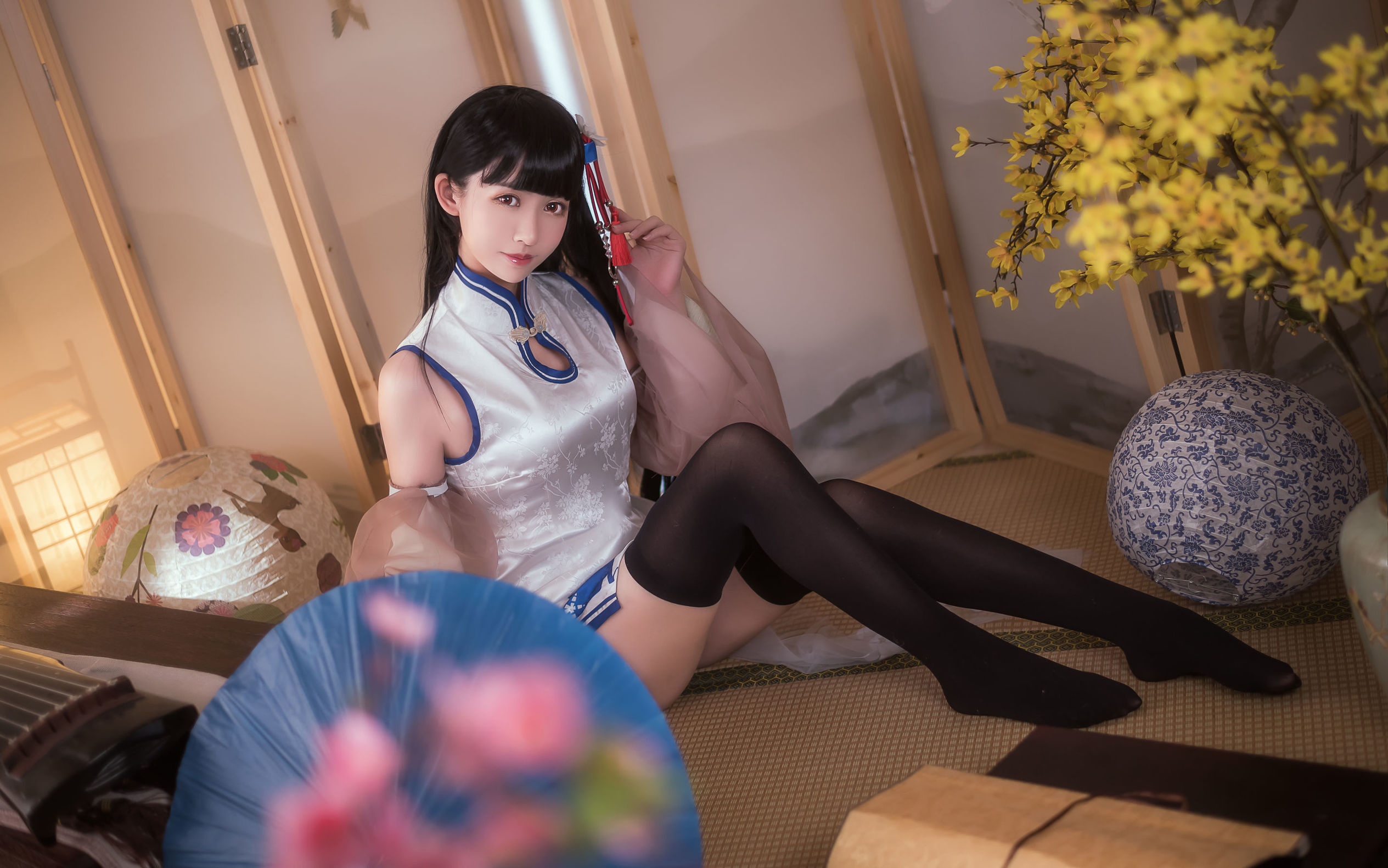 超人氣Coser鰻魚霏兒 碧藍華裳 逸仙