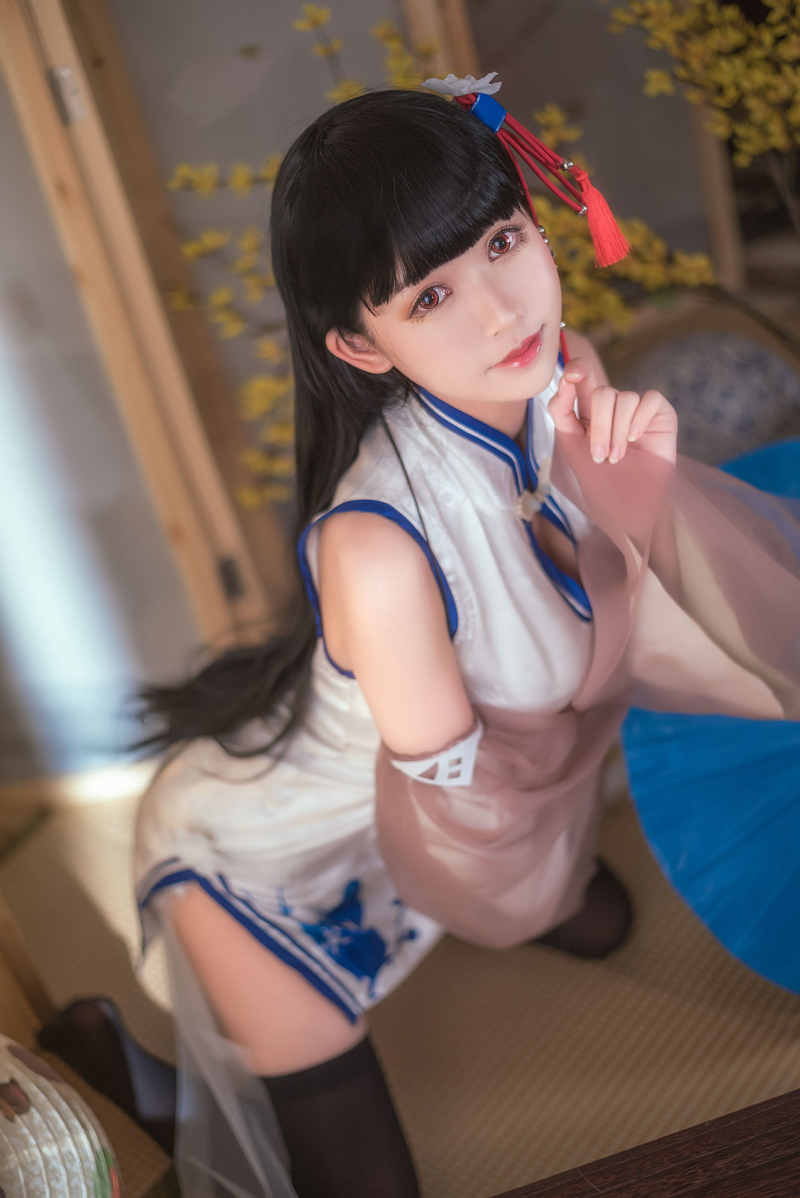 超人氣Coser鰻魚霏兒 碧藍華裳 逸仙