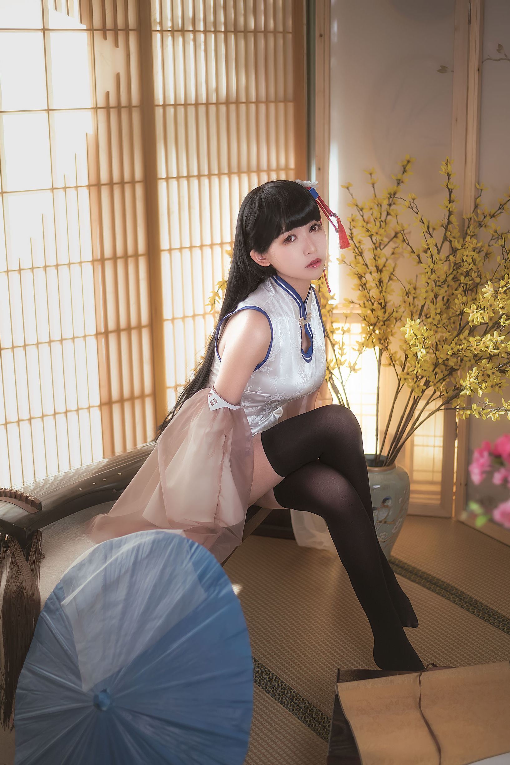 超人氣Coser鰻魚霏兒 碧藍華裳 逸仙