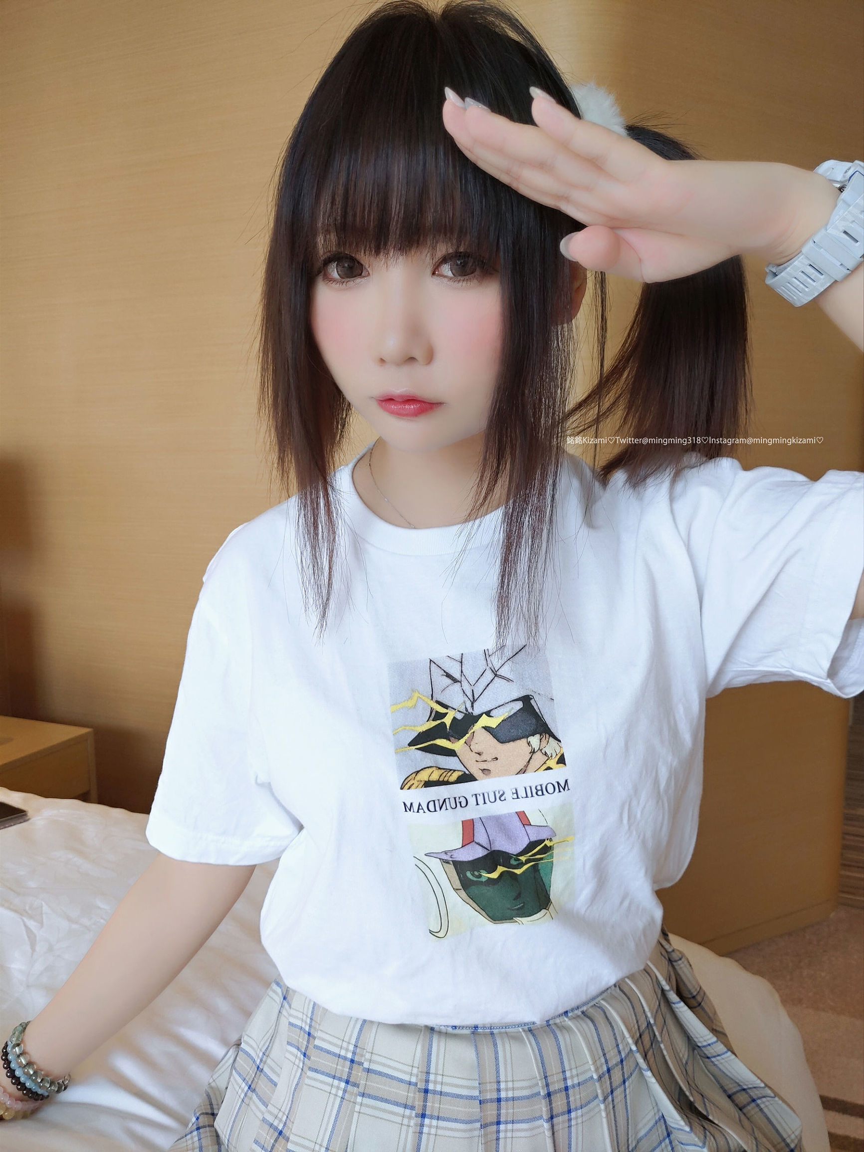 Minh Minh Kizami Tự sướng Vol.018 Cô nàng dễ thương ở nhà