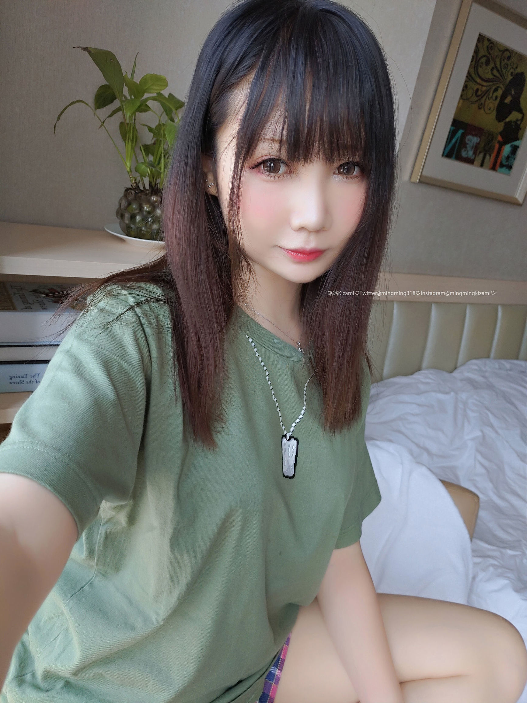 Minh Minh Kizami Tự sướng Vol.018 Cô nàng dễ thương ở nhà