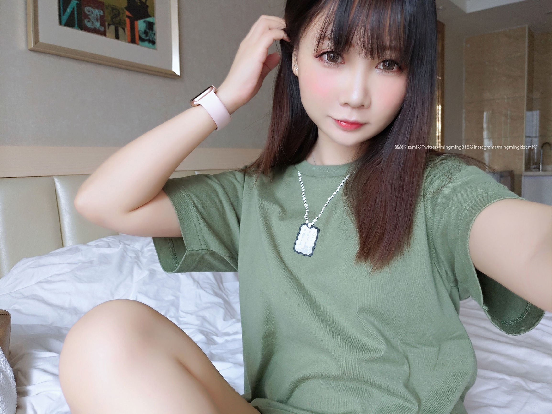 Minh Minh Kizami Tự sướng Vol.018 Cô nàng dễ thương ở nhà
