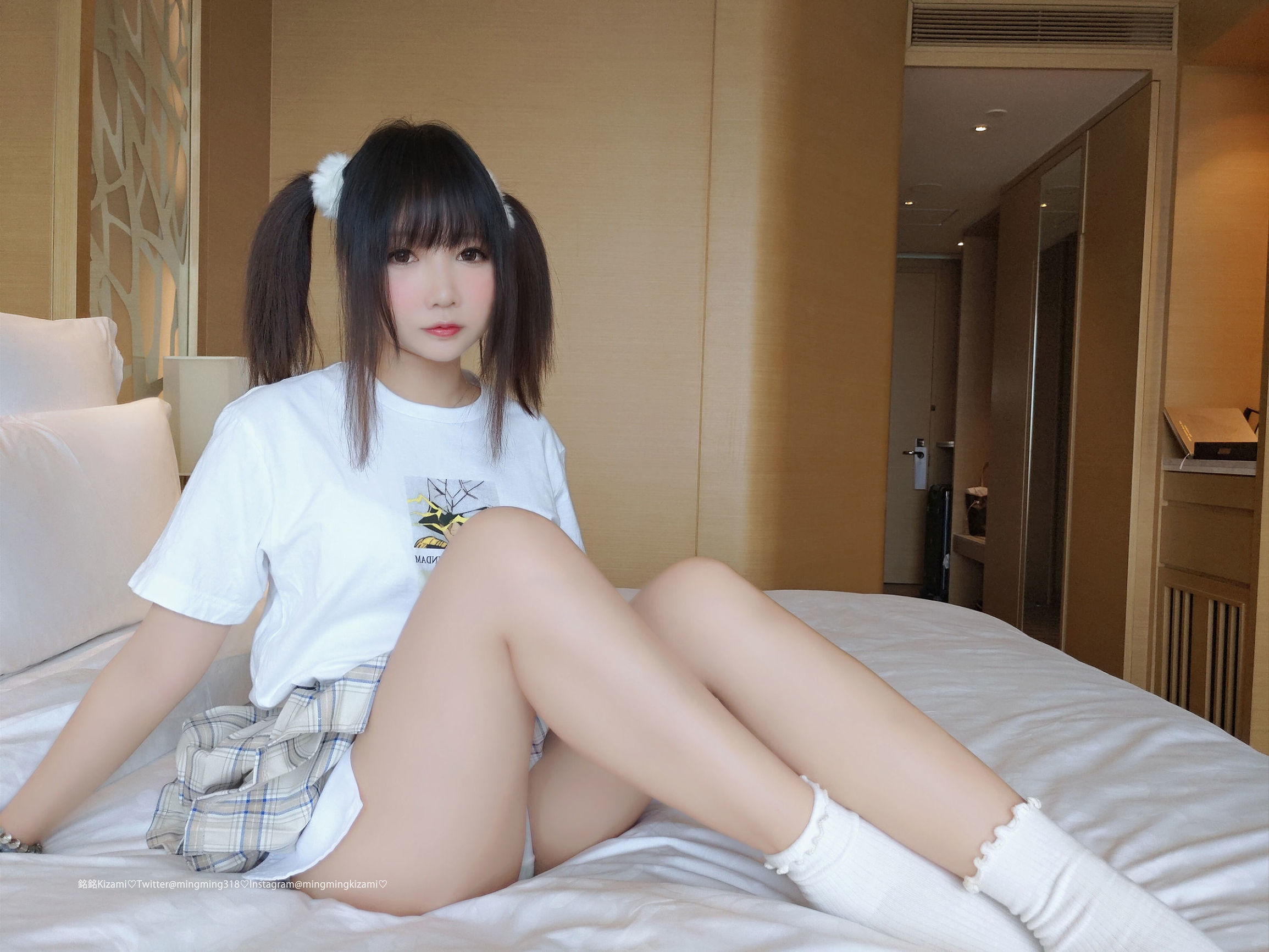 Minh Minh Kizami Tự sướng Vol.018 Cô nàng dễ thương ở nhà