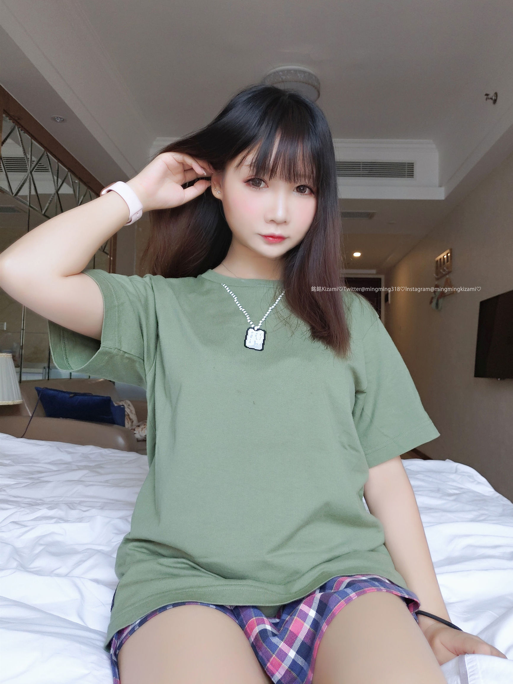 Minh Minh Kizami Tự sướng Vol.018 Cô nàng dễ thương ở nhà