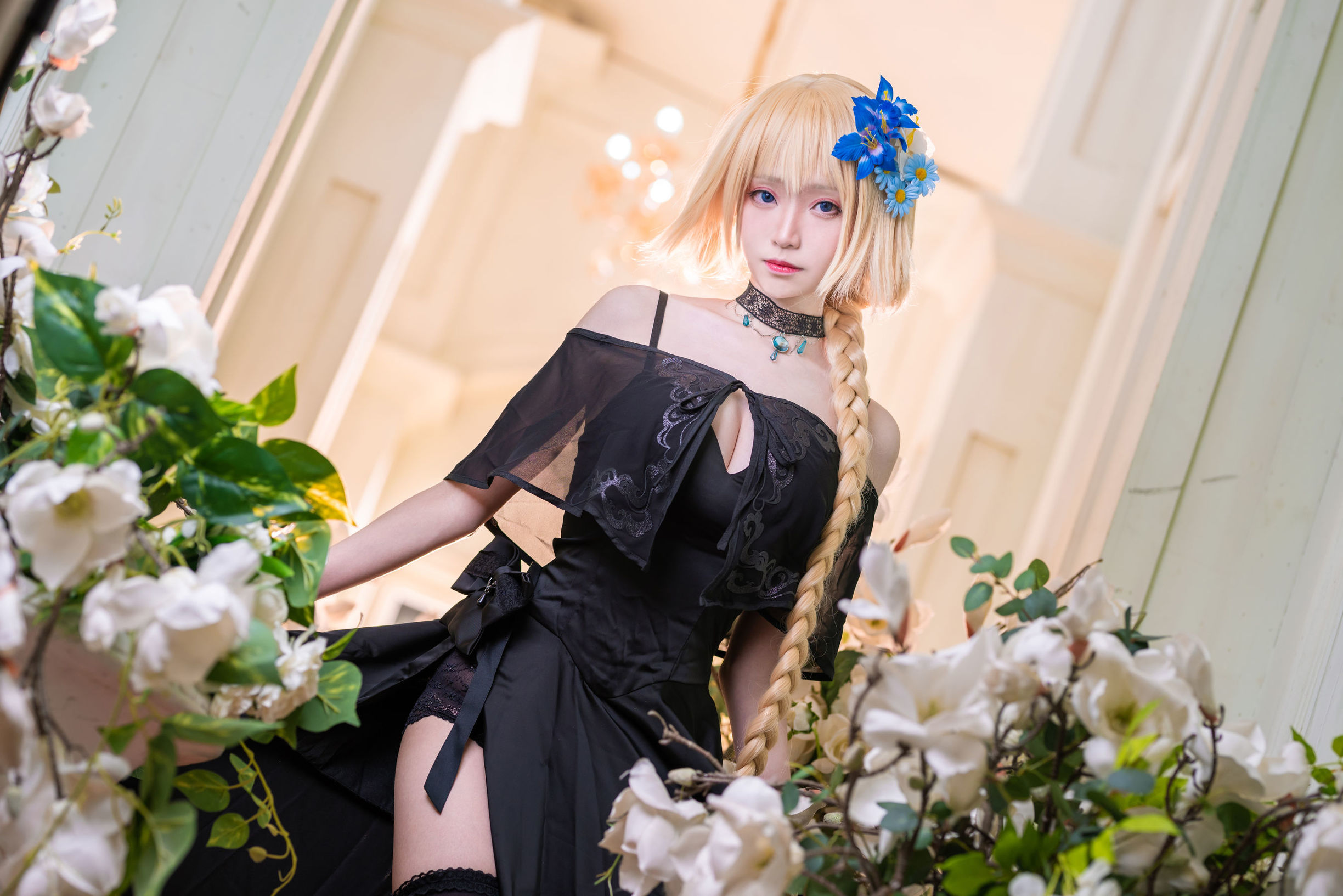 長腿Coser青青子Js 禮服貞德
