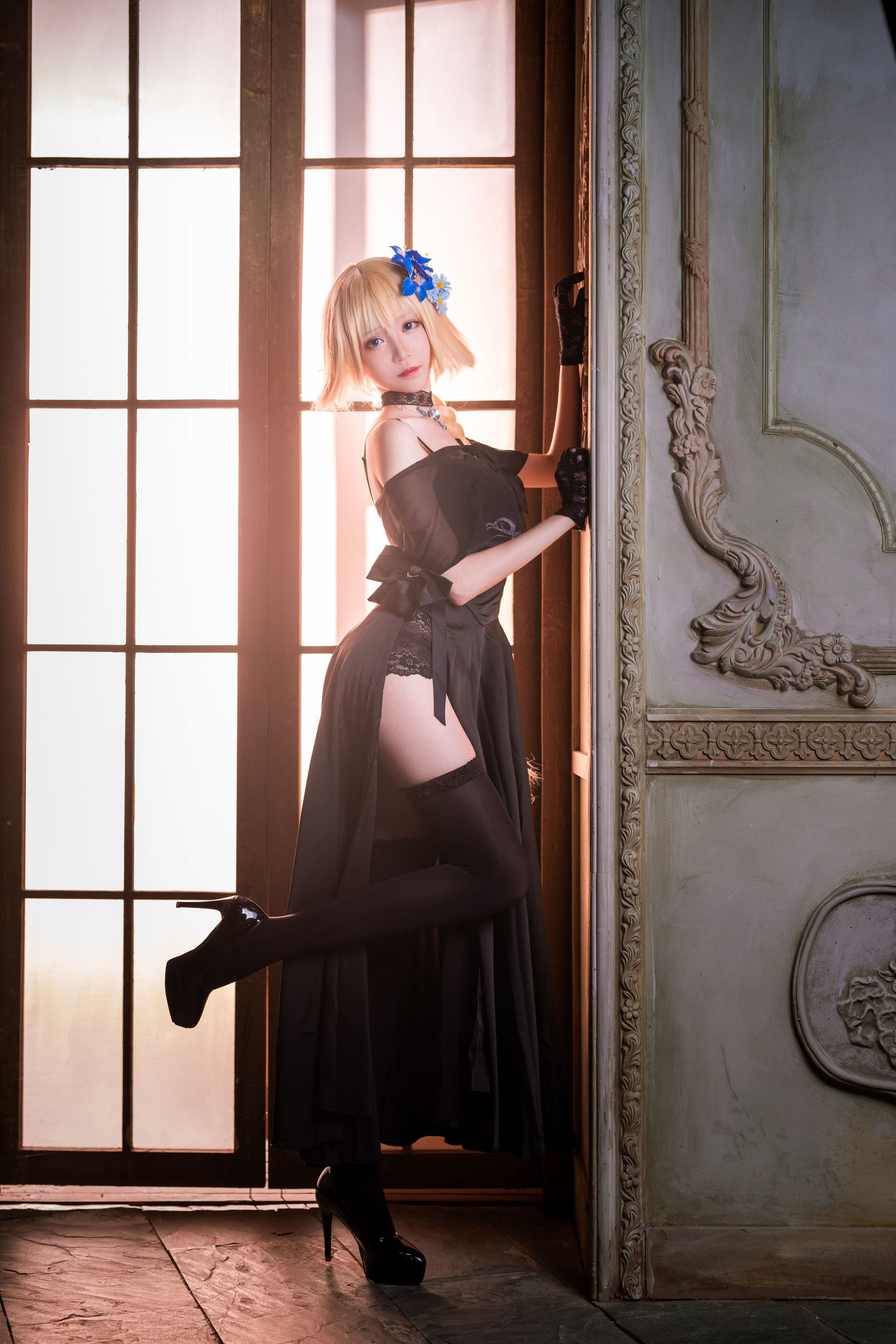 Long-legged Coser Qingqingzi Js Formal Dress Joan of Arc