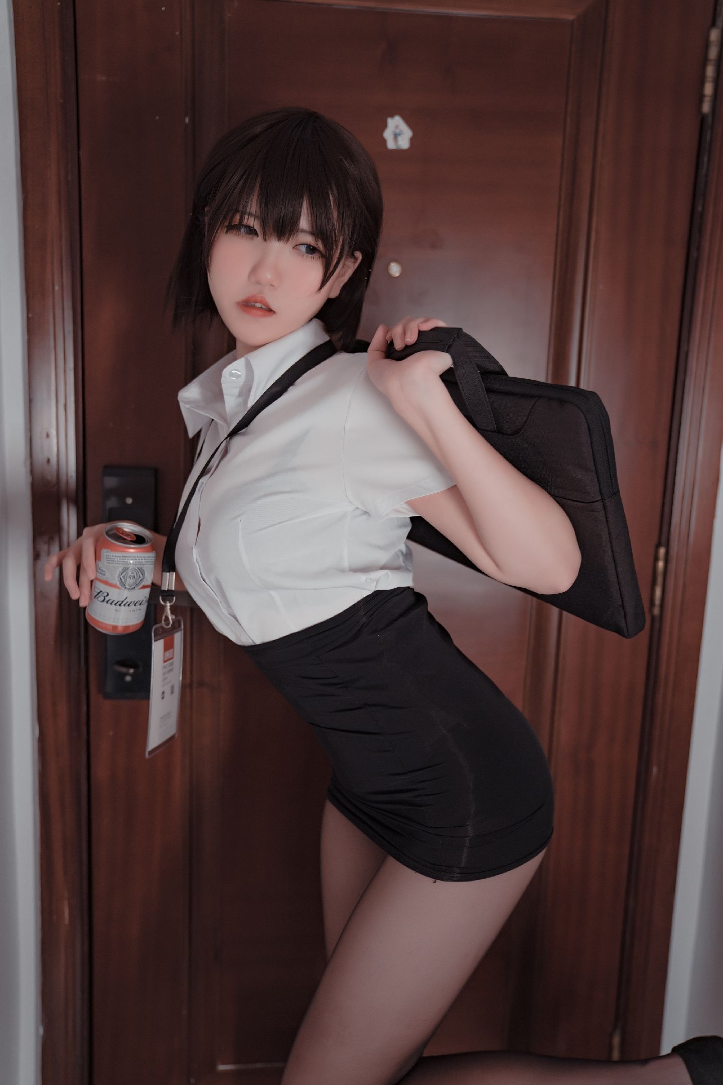 สาวน้อยกวน อาเซิ่นคาโอริ ถุงน่องดำ OL