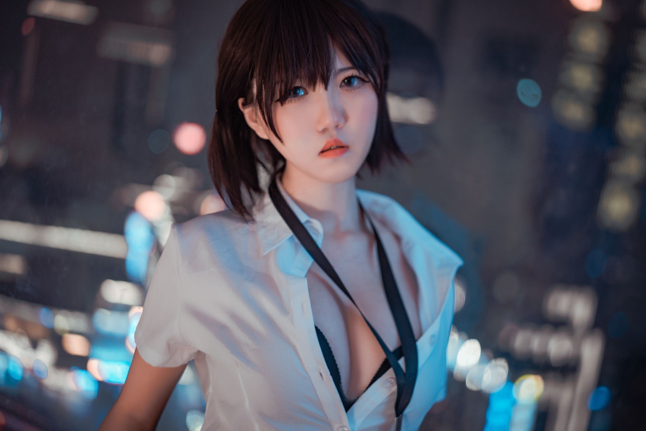 สาวน้อยกวน อาเซิ่นคาโอริ ถุงน่องดำ OL