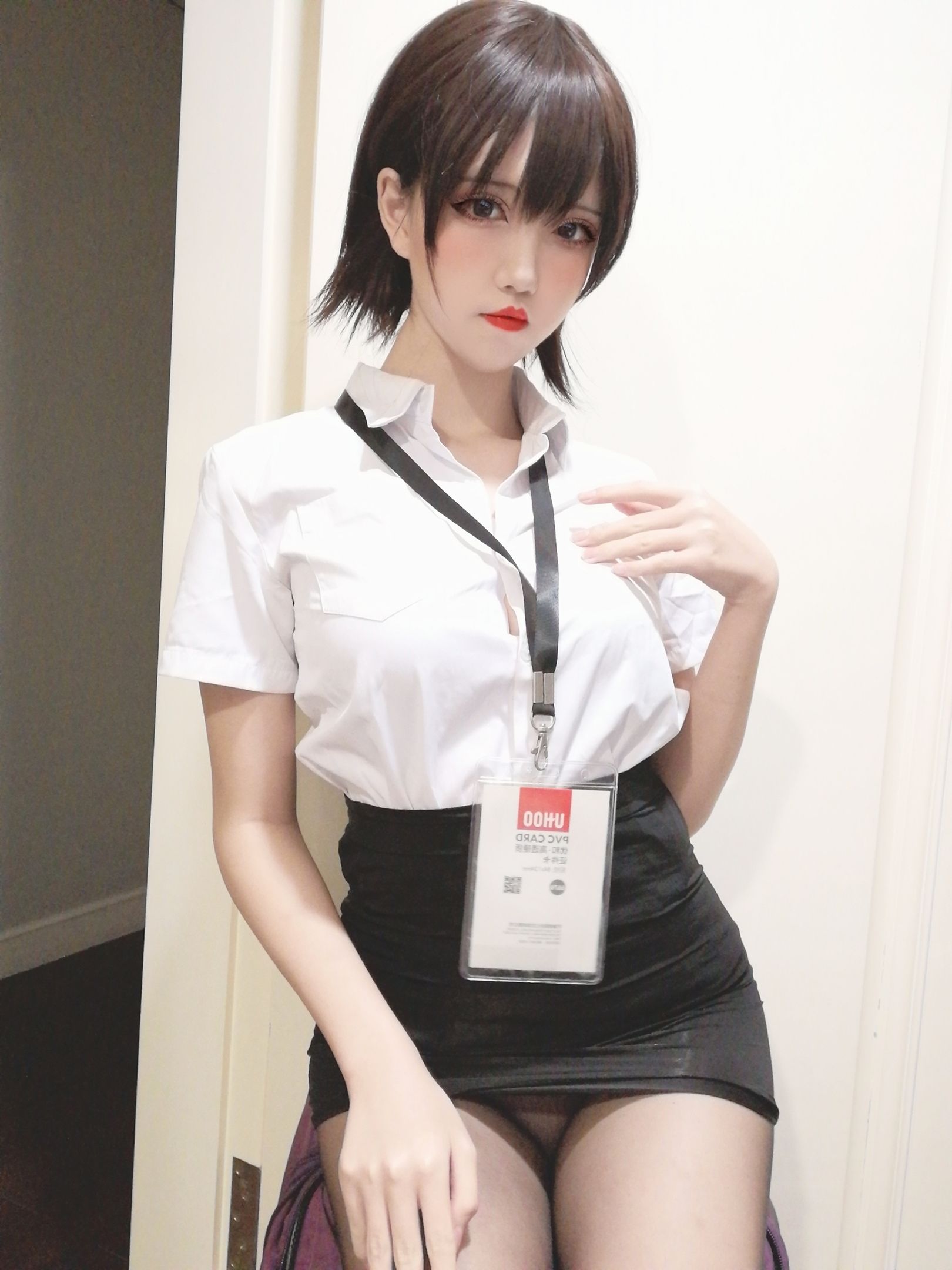 鬼馬少女阿薰卡奧里 黑絲OL