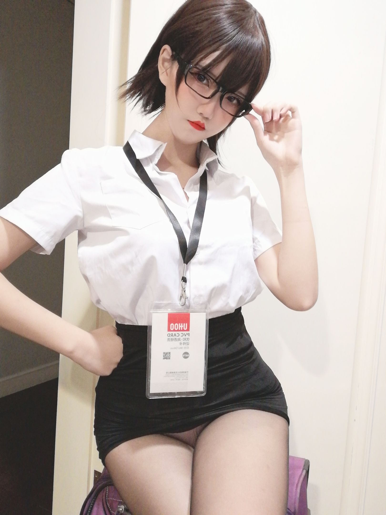 鬼馬少女阿薰卡奧里 黑絲OL