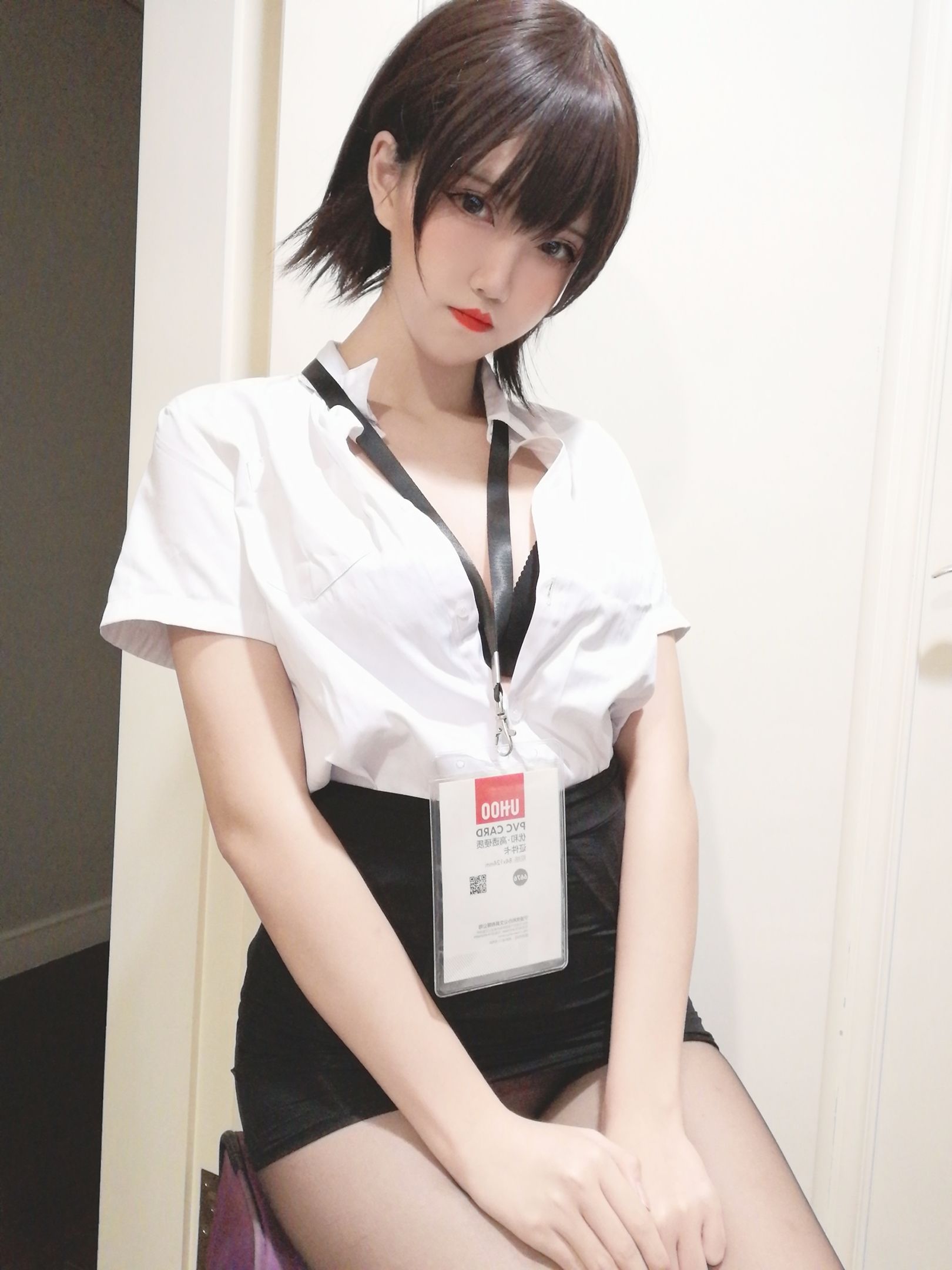 鬼馬少女阿薰卡奧里 黑絲OL