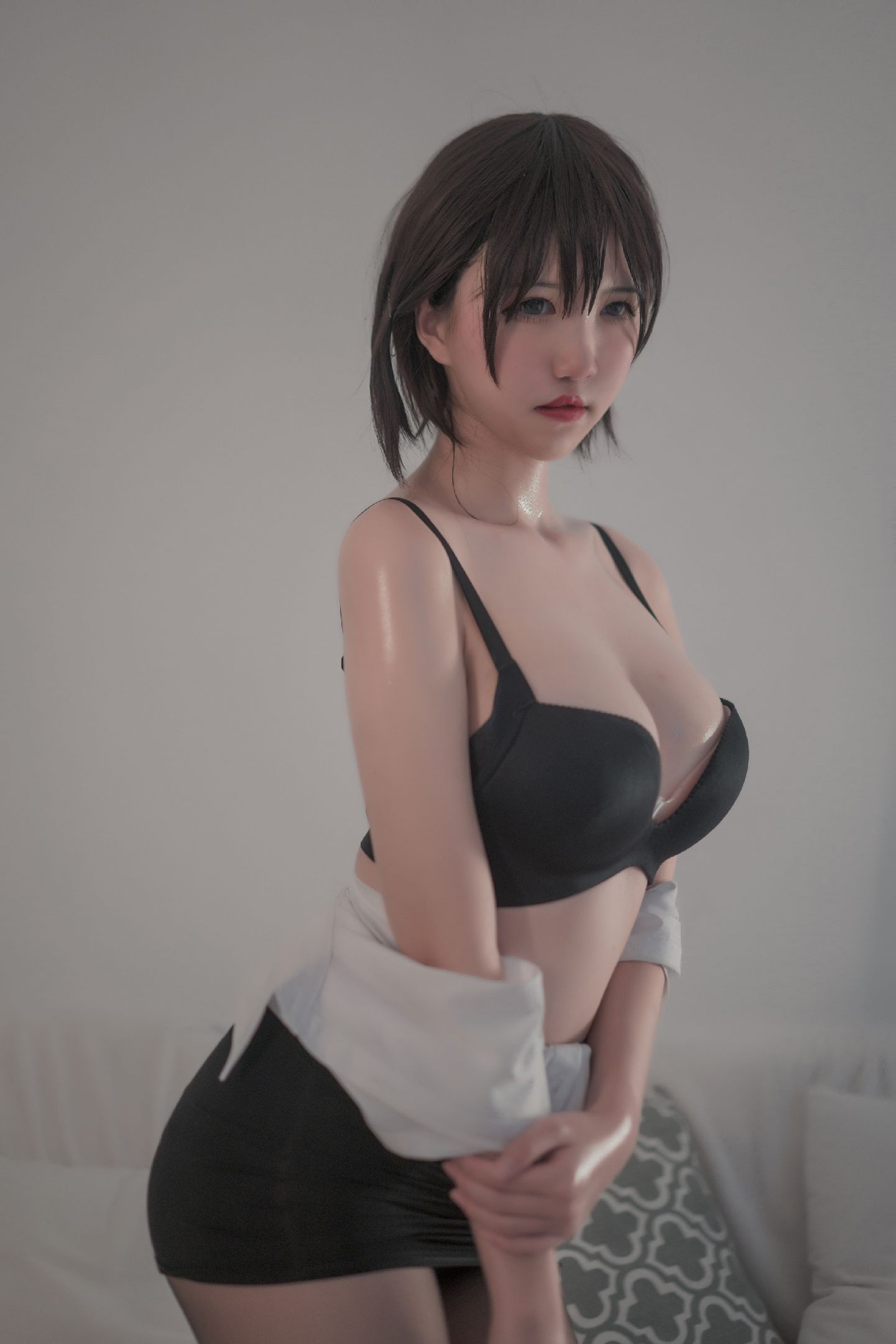 สาวน้อยกวน อาเซิ่นคาโอริ ถุงน่องดำ OL