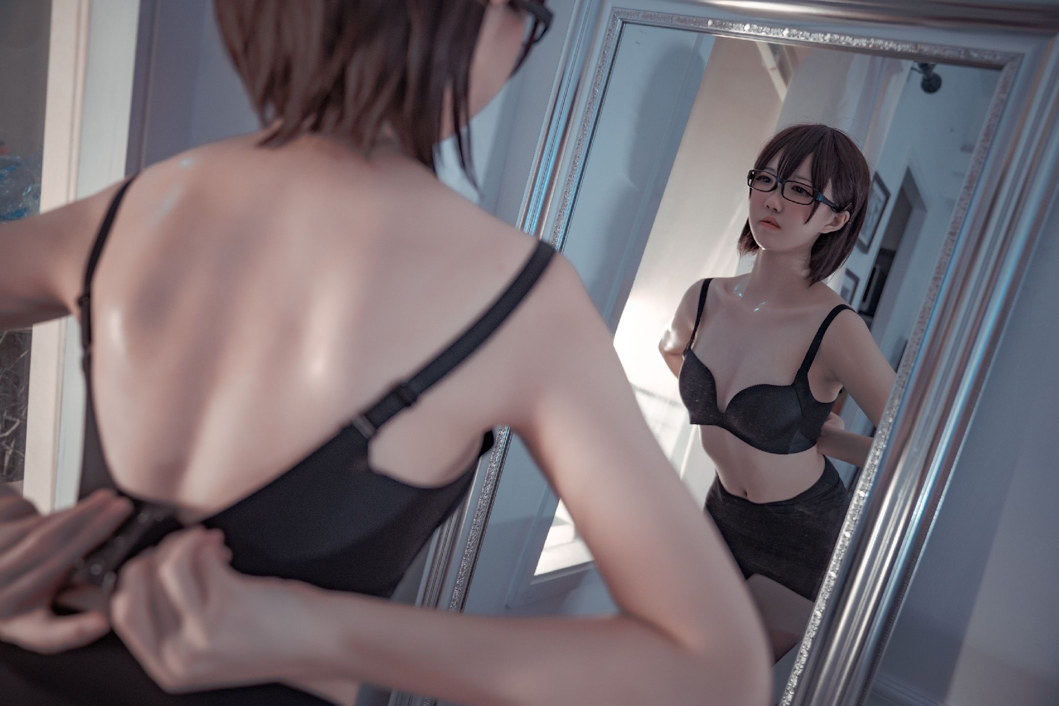 わんぱく少女 アシュンかおり 黒ストッキングOL