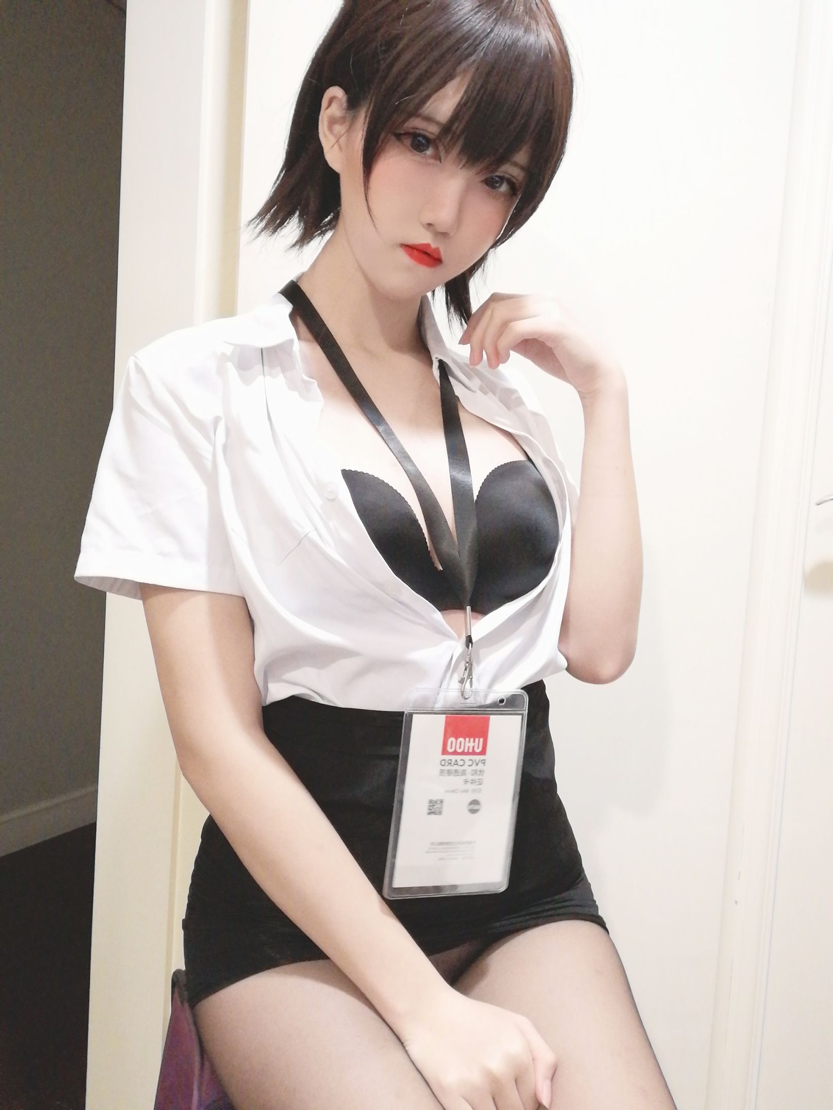 鬼馬少女阿薰卡奧里 黑絲OL