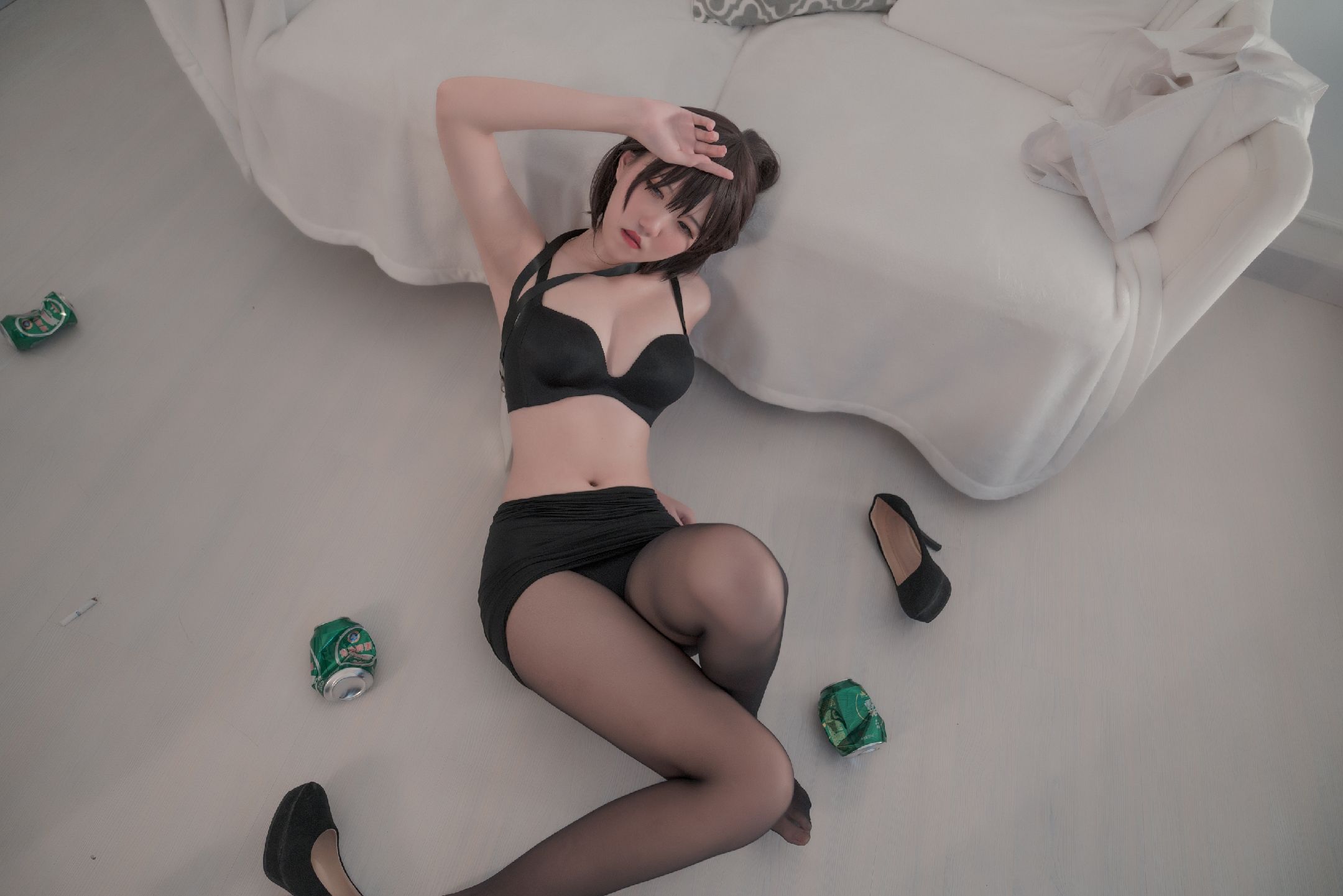 わんぱく少女 アシュンかおり 黒ストッキングOL