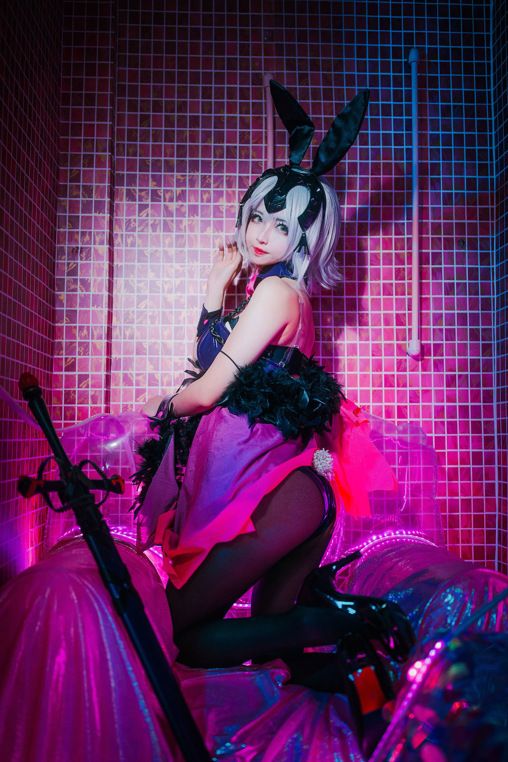 Cosplay Welfare Rioko Liangliangzi Bunny Girl