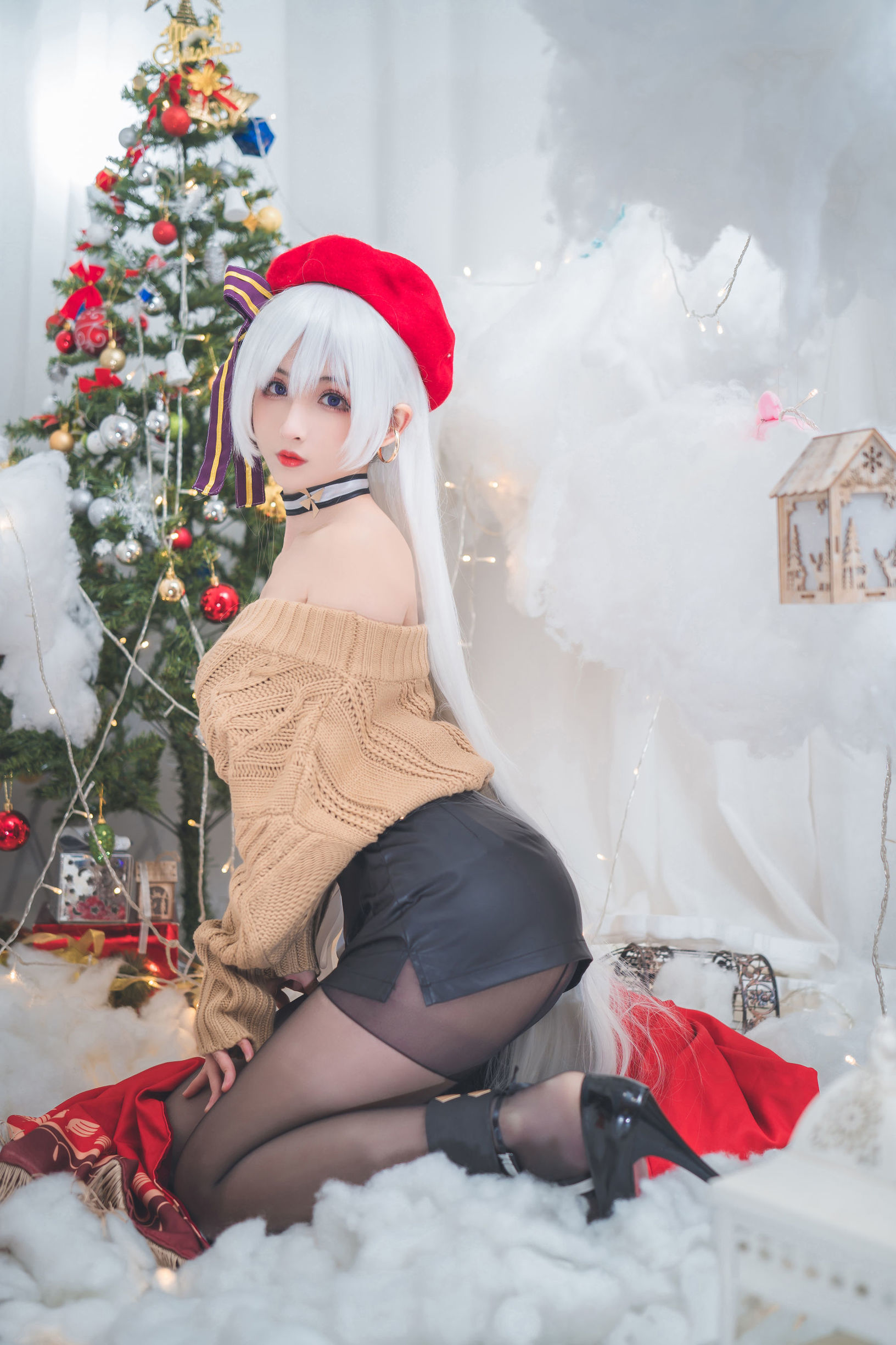 コスプレの福利 Rioko りょうりょうこ クリスマスベルファスト