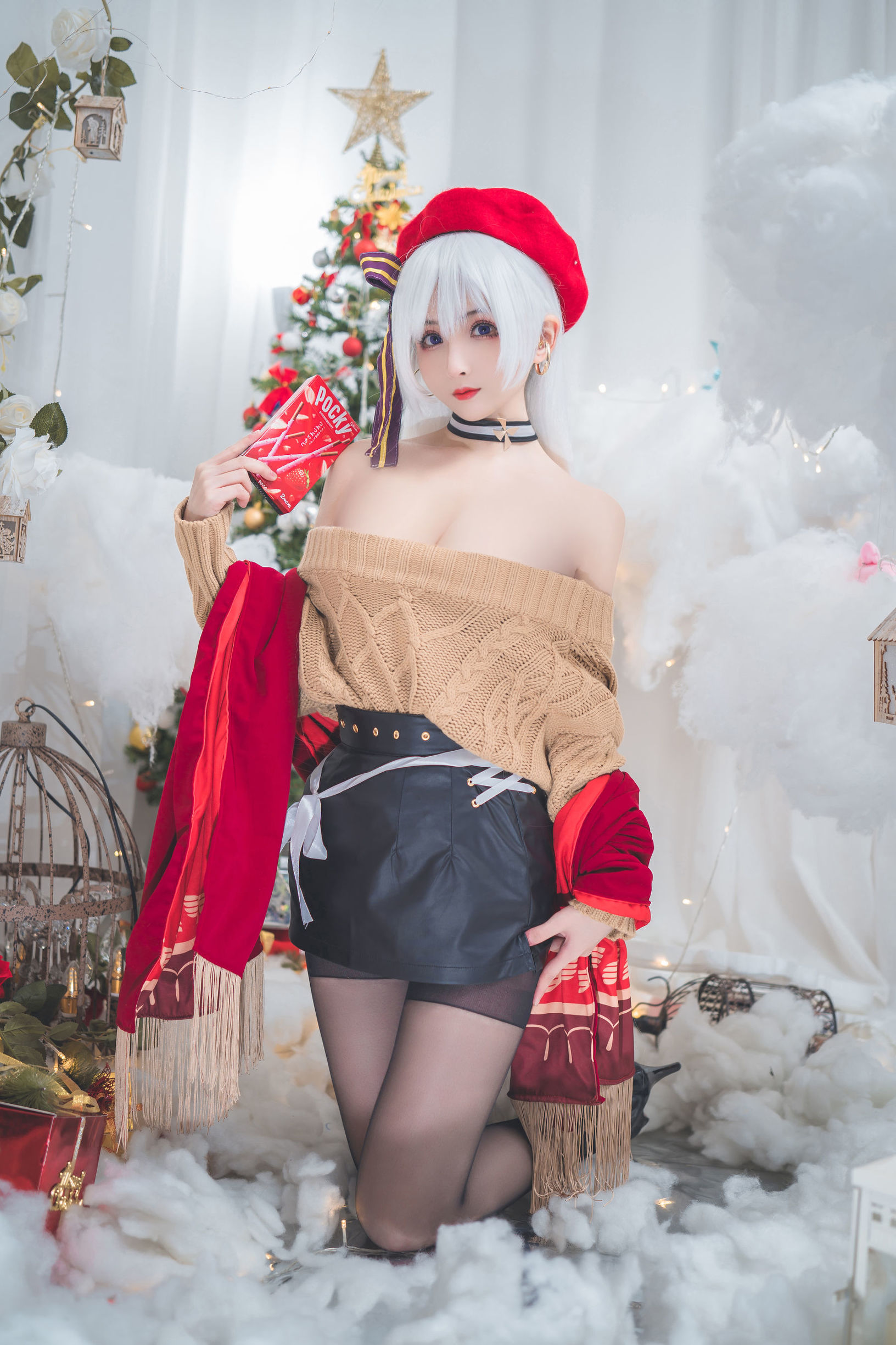 Cosplay Welfare rioko Liang Liang Zi Christmas Bell Belfast