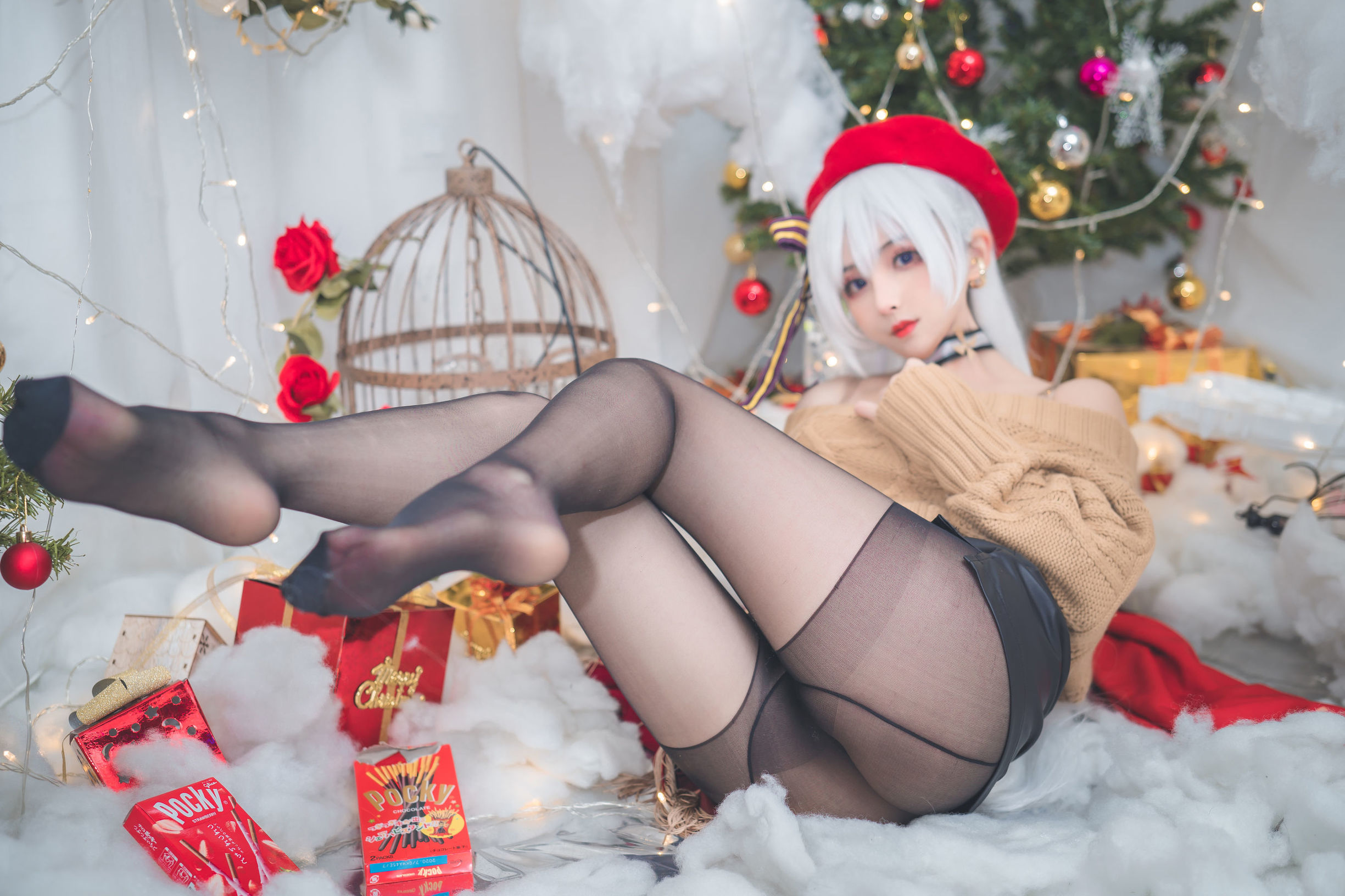 Cosplay Welfare rioko Liang Liang Zi Christmas Bell Belfast