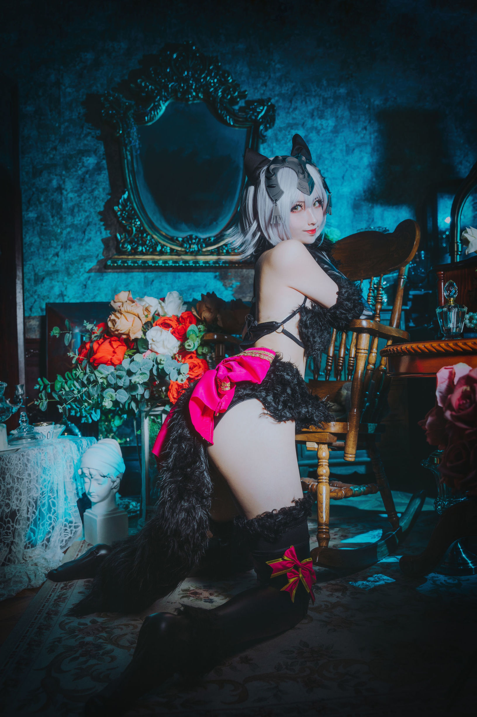 Cosplay Welfare Rioko Liang Liang Zi Black Jeanne d'Arc