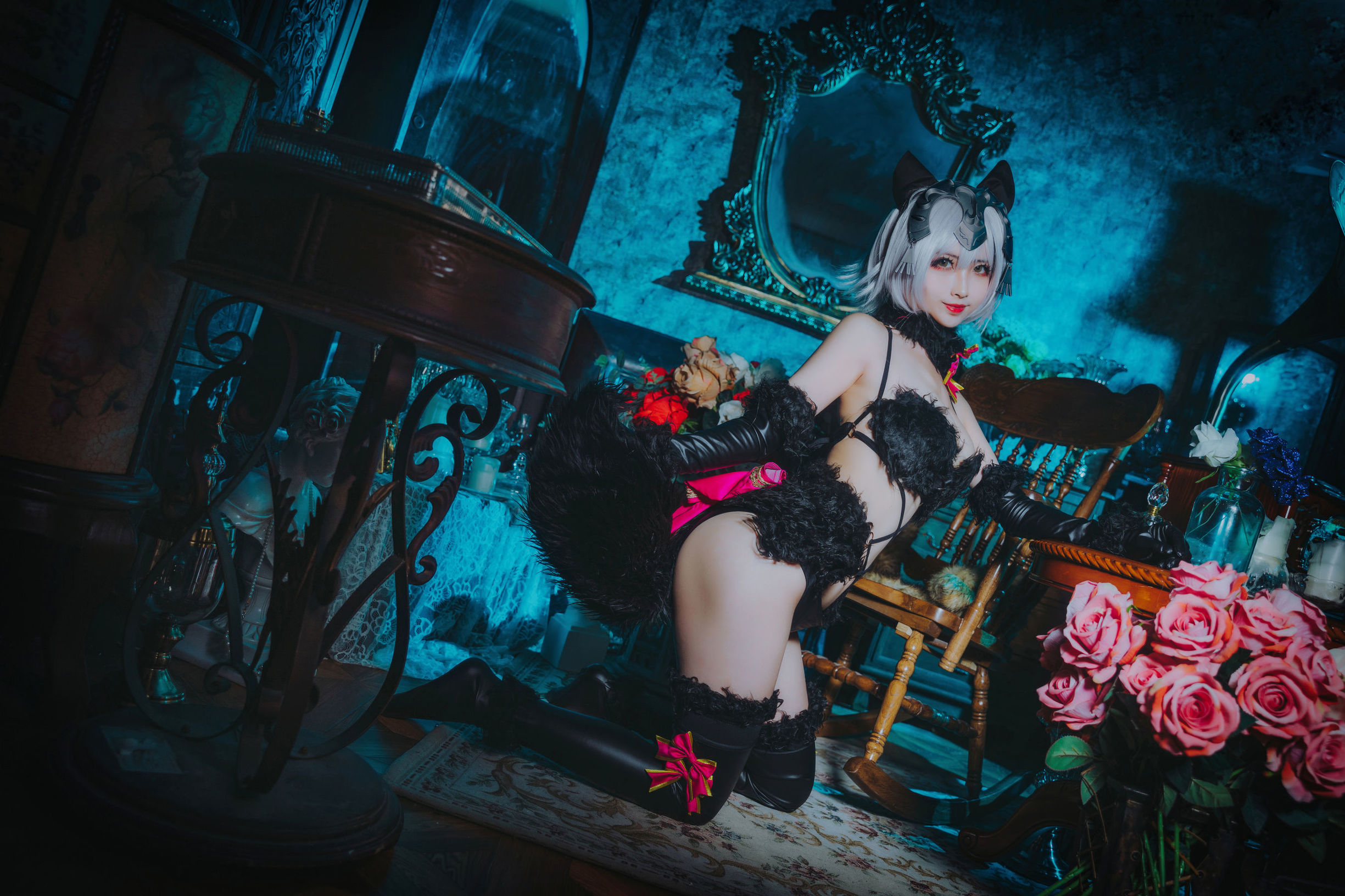 Cosplay Welfare Rioko Liang Liang Zi Black Jeanne d'Arc
