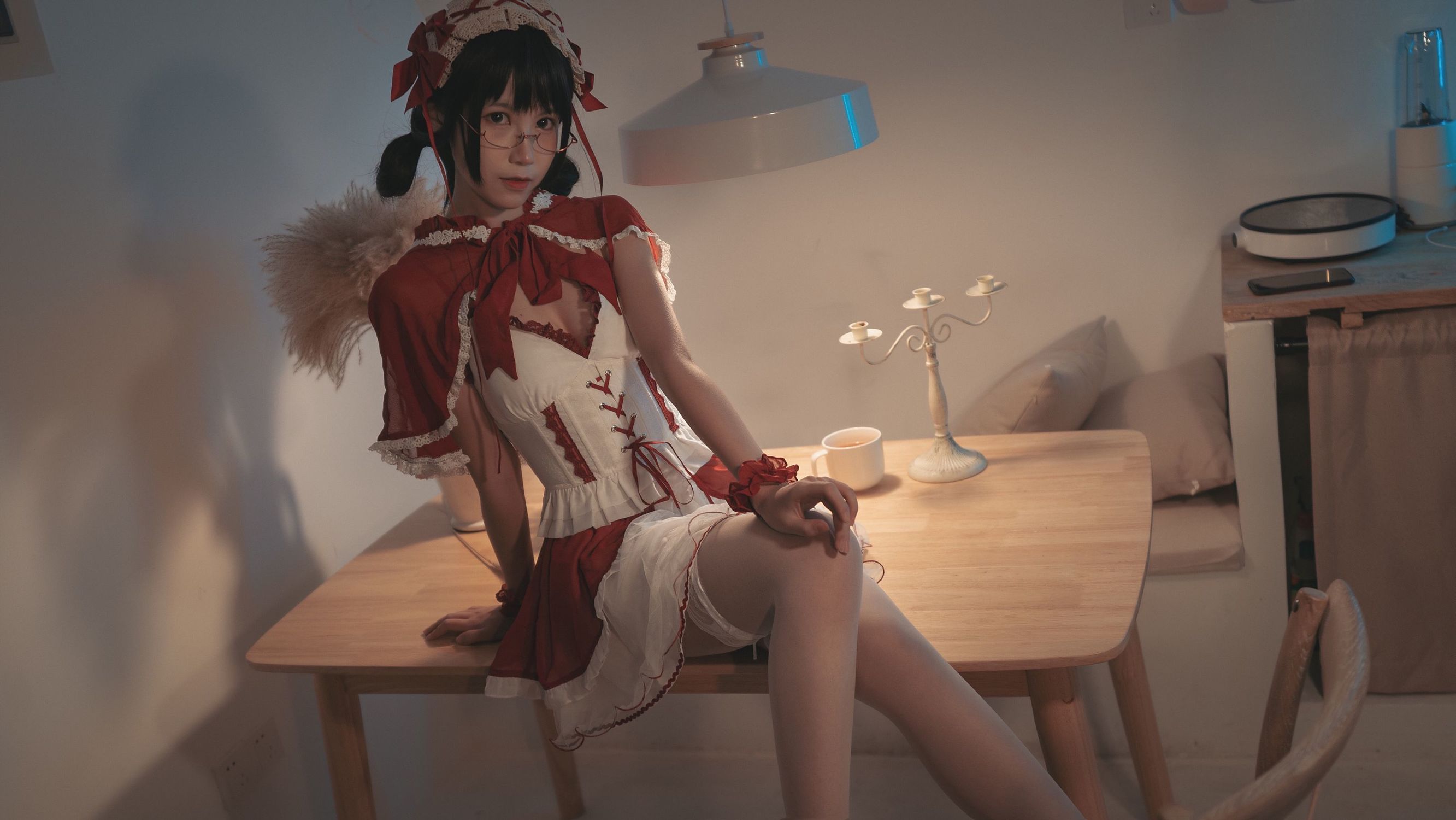 COSER mỹ nữ Chuyệt Nguyệt Su Cô Bé Quàng Khăn Đỏ