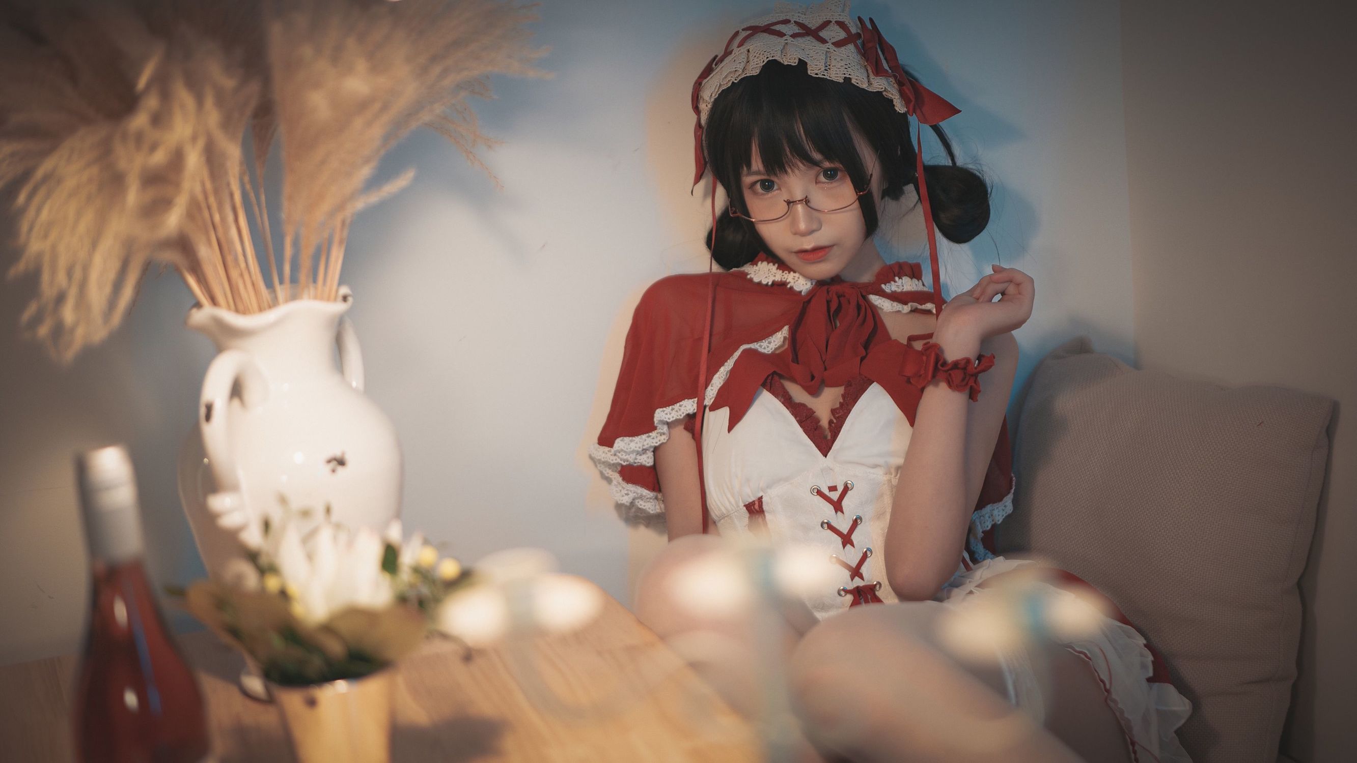 COSER mỹ nữ Chuyệt Nguyệt Su Cô Bé Quàng Khăn Đỏ