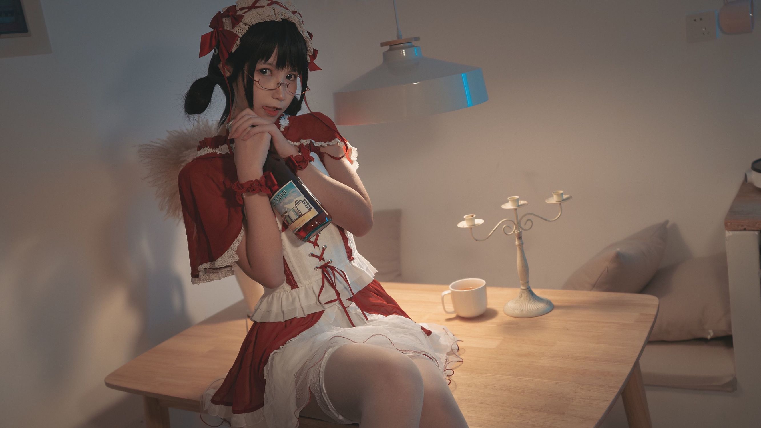 COSER mỹ nữ Chuyệt Nguyệt Su Cô Bé Quàng Khăn Đỏ