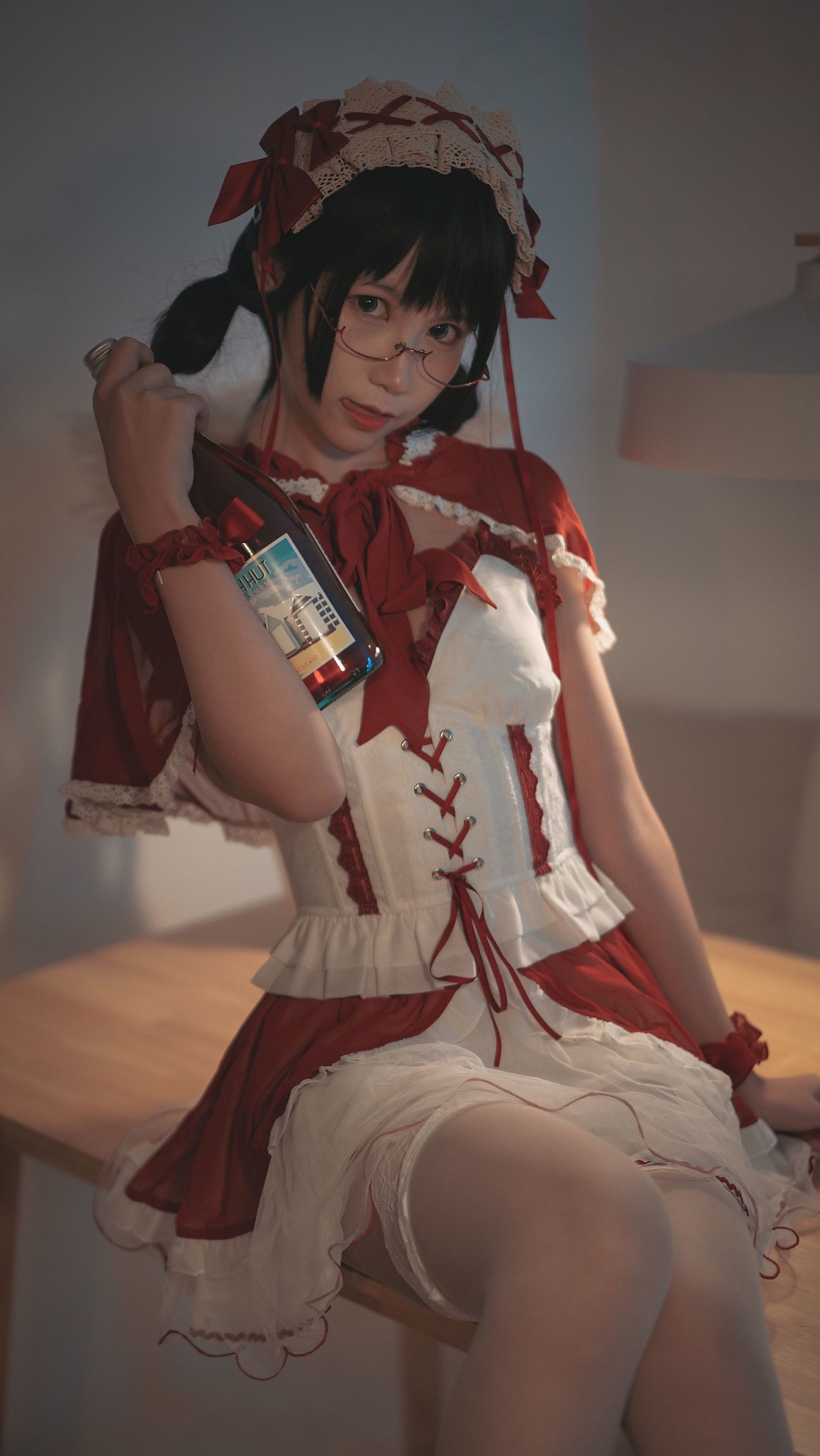 COSER mỹ nữ Chuyệt Nguyệt Su Cô Bé Quàng Khăn Đỏ
