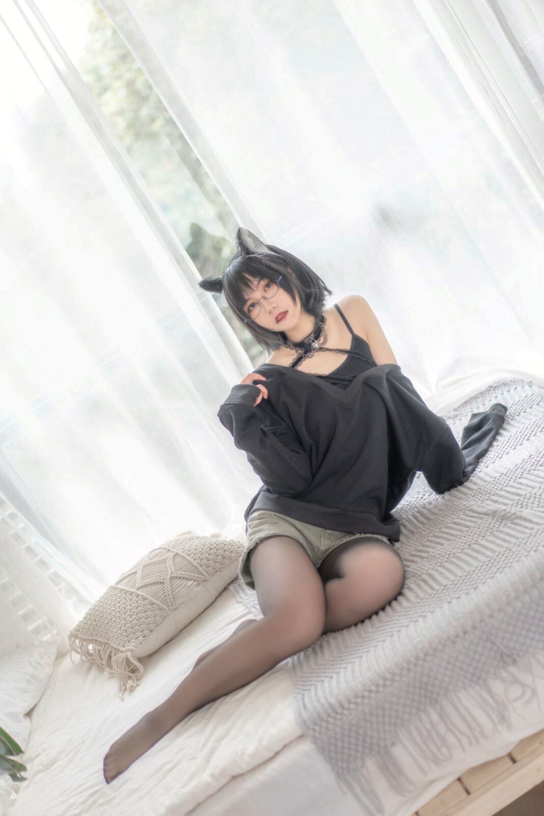 COSER người đẹp Chúc Nguyệt Su hàng ngày mèo nàng