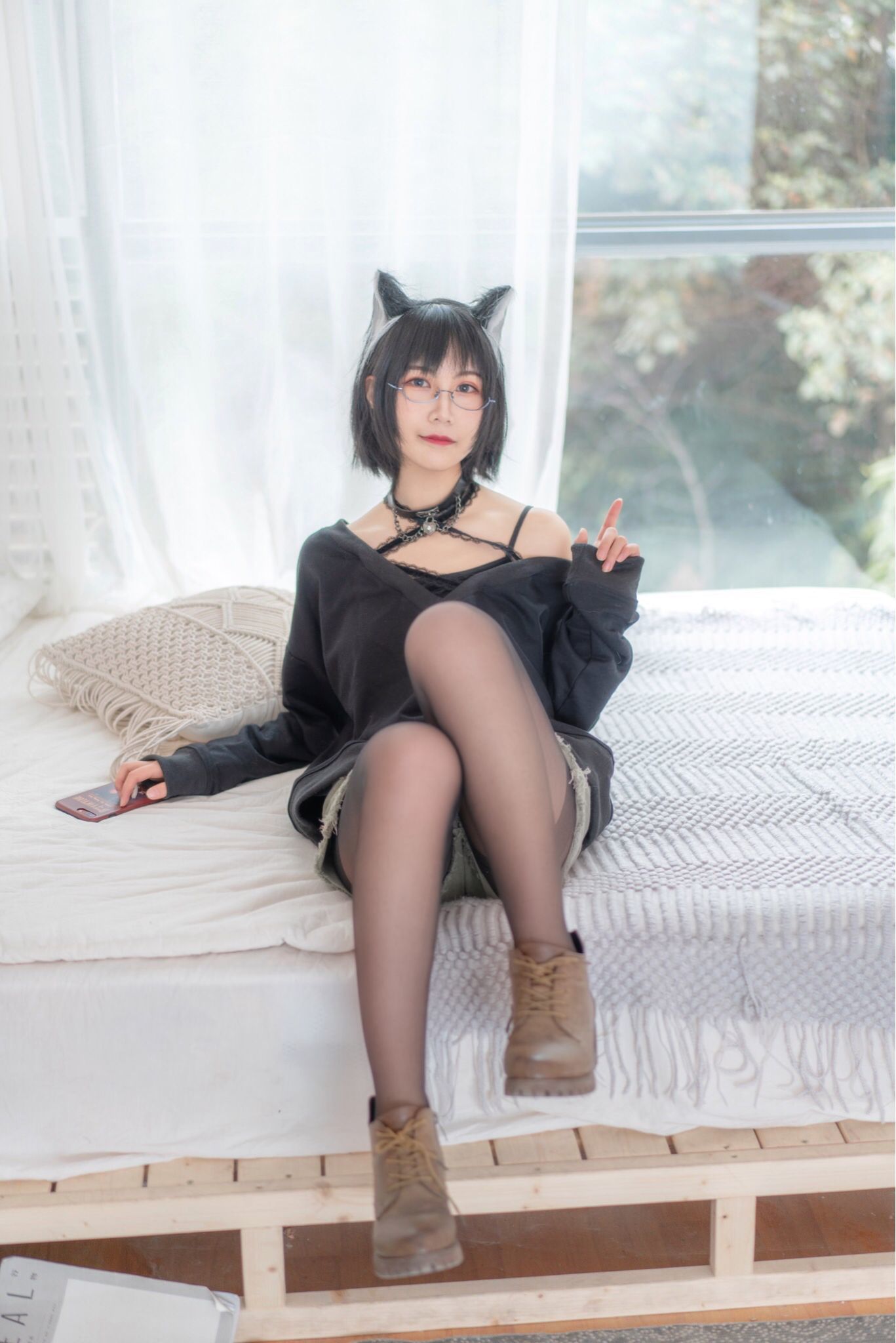 코서 미녀 주월 수 일상 고양이 소녀