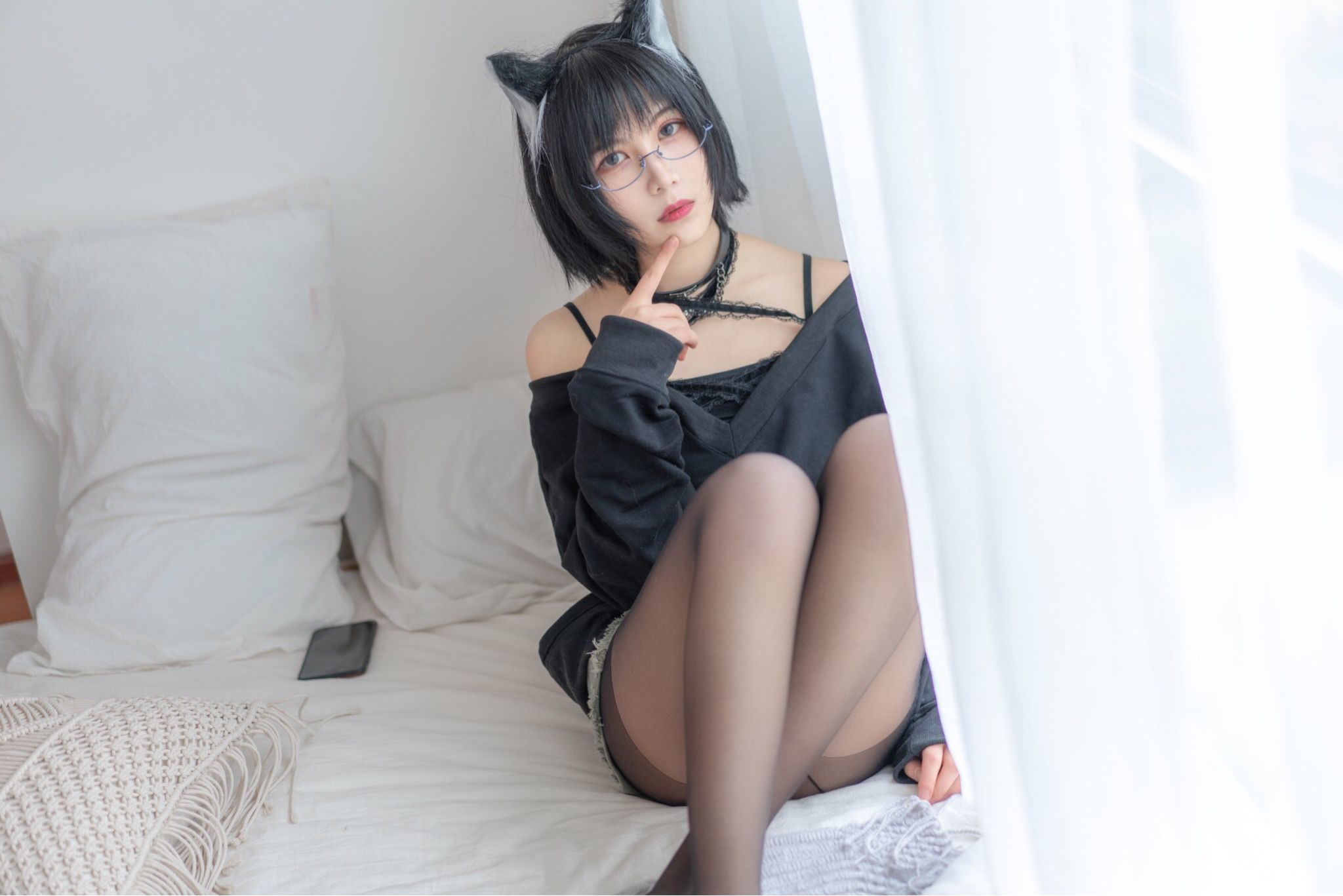 COSER người đẹp Chúc Nguyệt Su hàng ngày mèo nàng