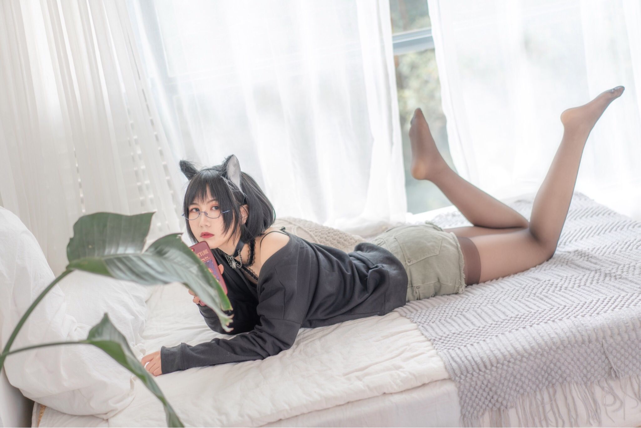 コスプレイヤー美女ジュユエス 日常猫娘