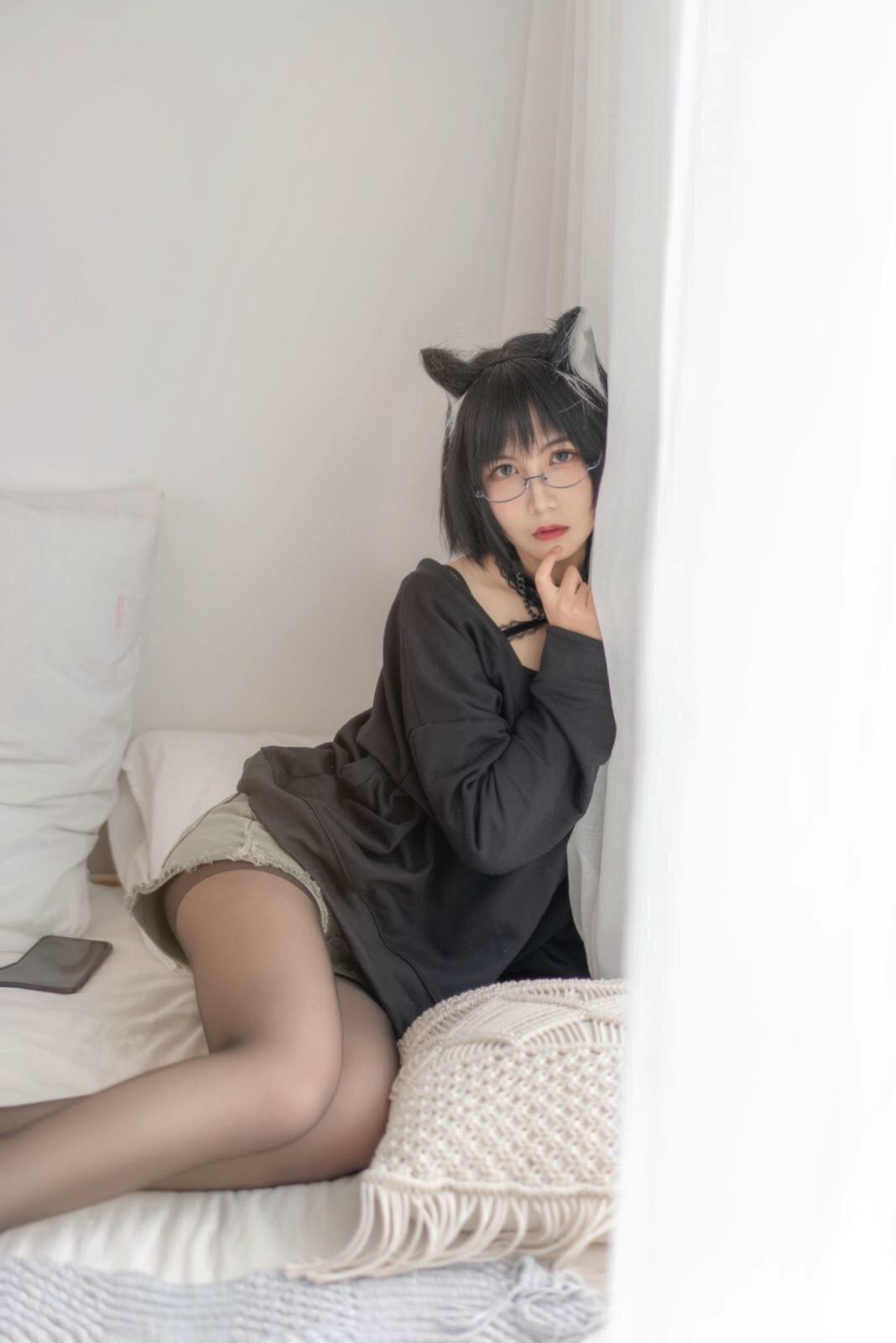 COSER người đẹp Chúc Nguyệt Su hàng ngày mèo nàng
