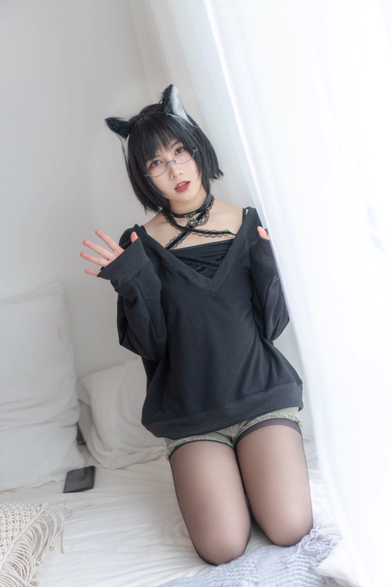 コスプレイヤー美女ジュユエス 日常猫娘