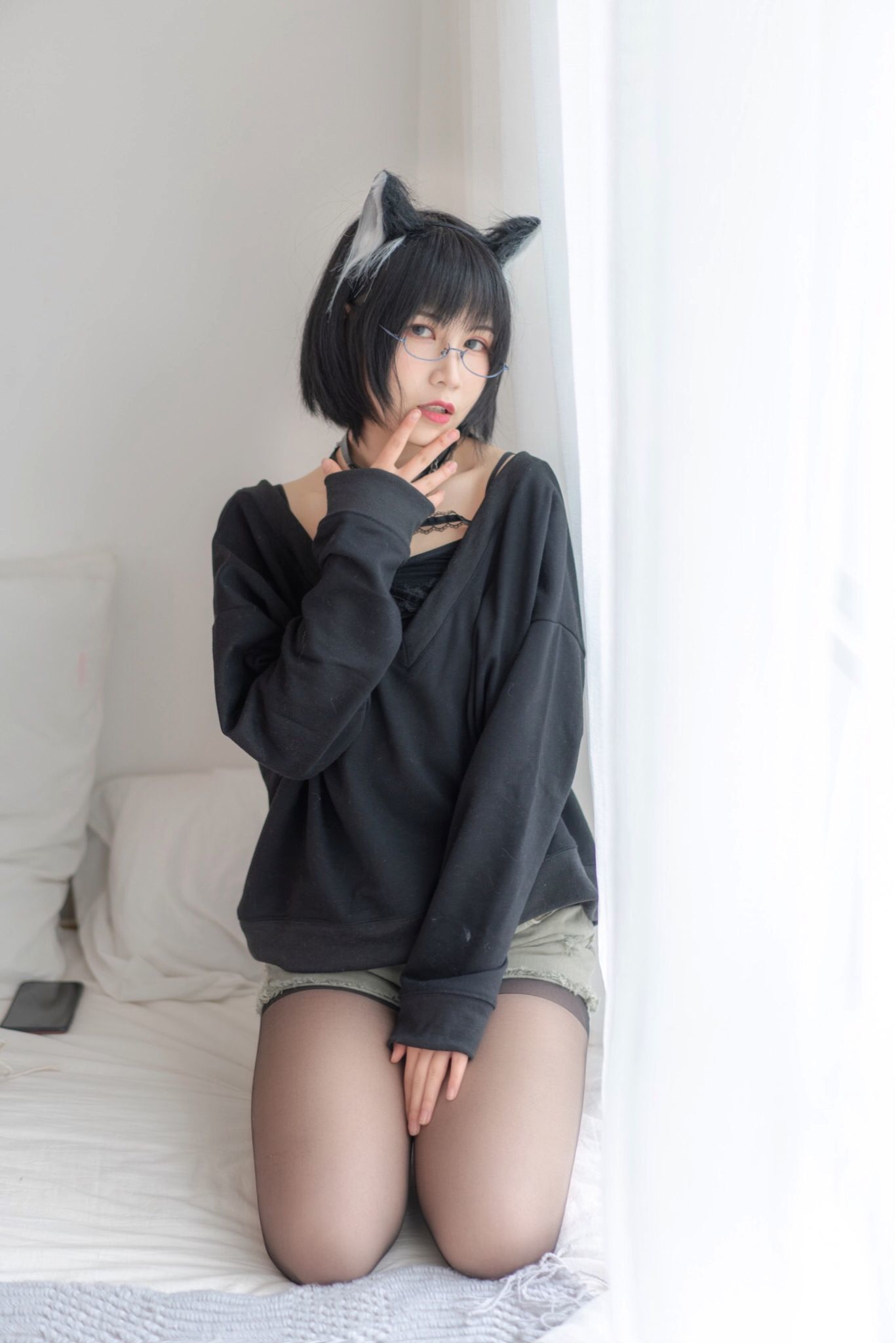 코서 미녀 주월 수 일상 고양이 소녀