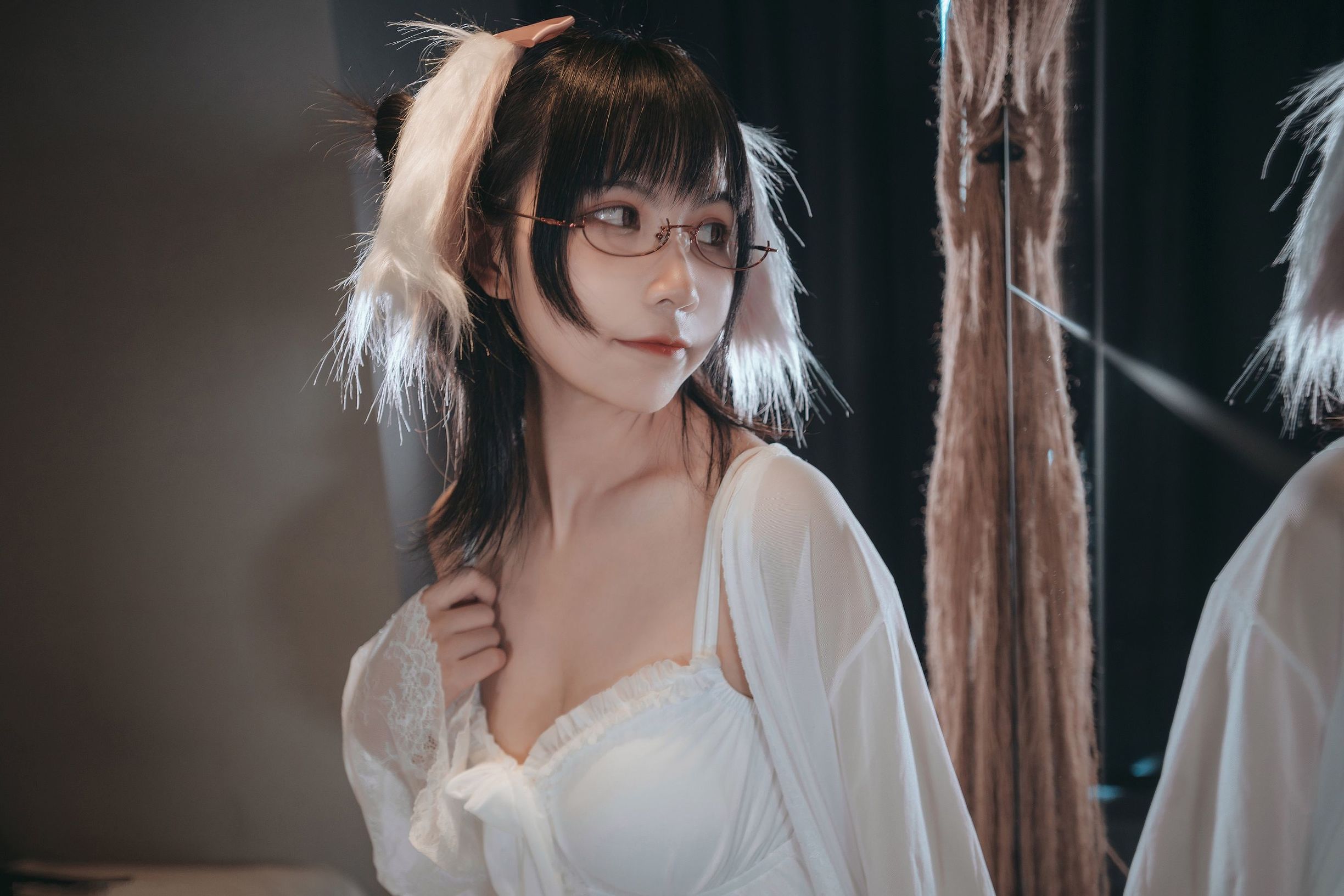 コスプレイヤー美女逐月ス 睡衣うさぎ