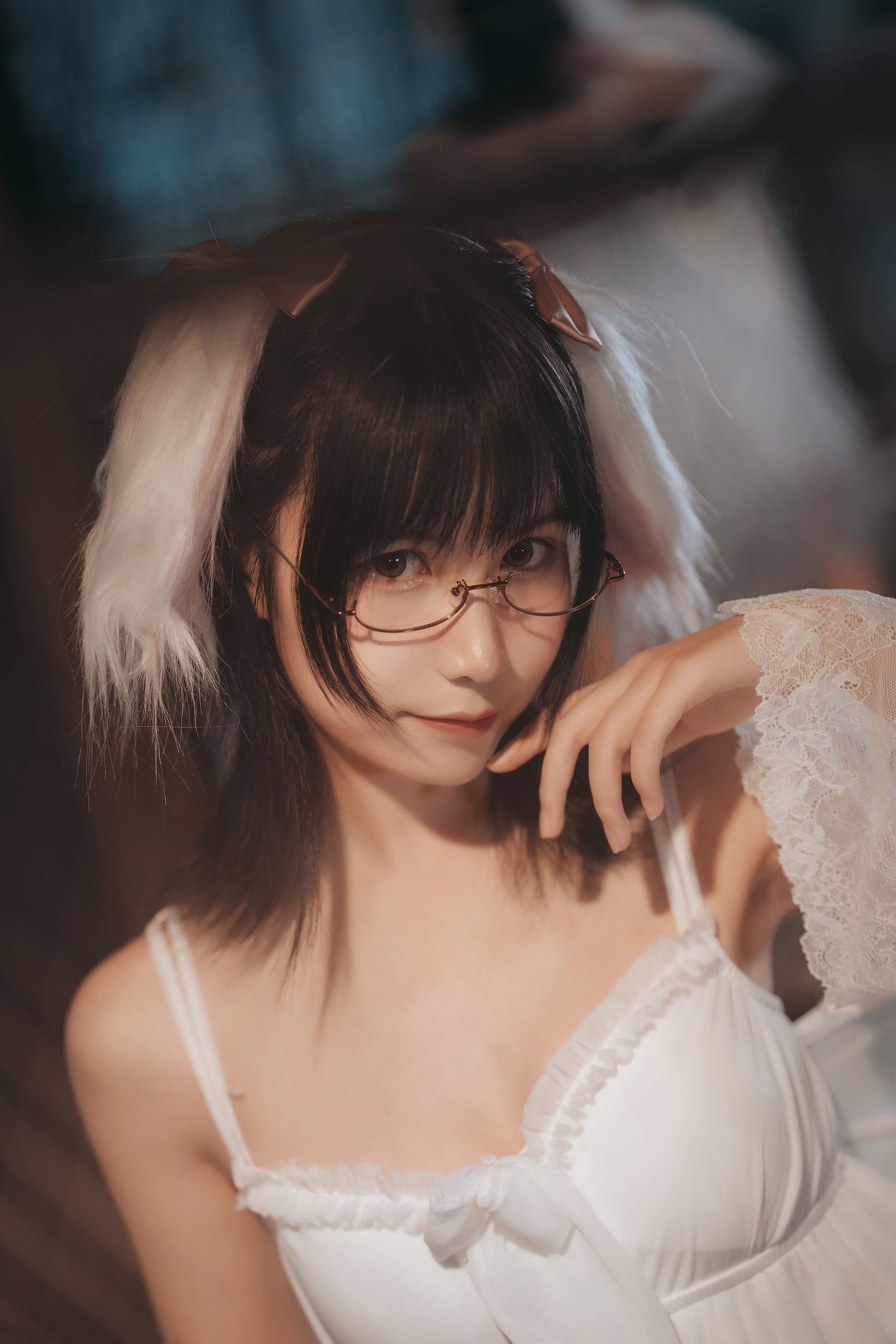 コスプレイヤー美女逐月ス 睡衣うさぎ