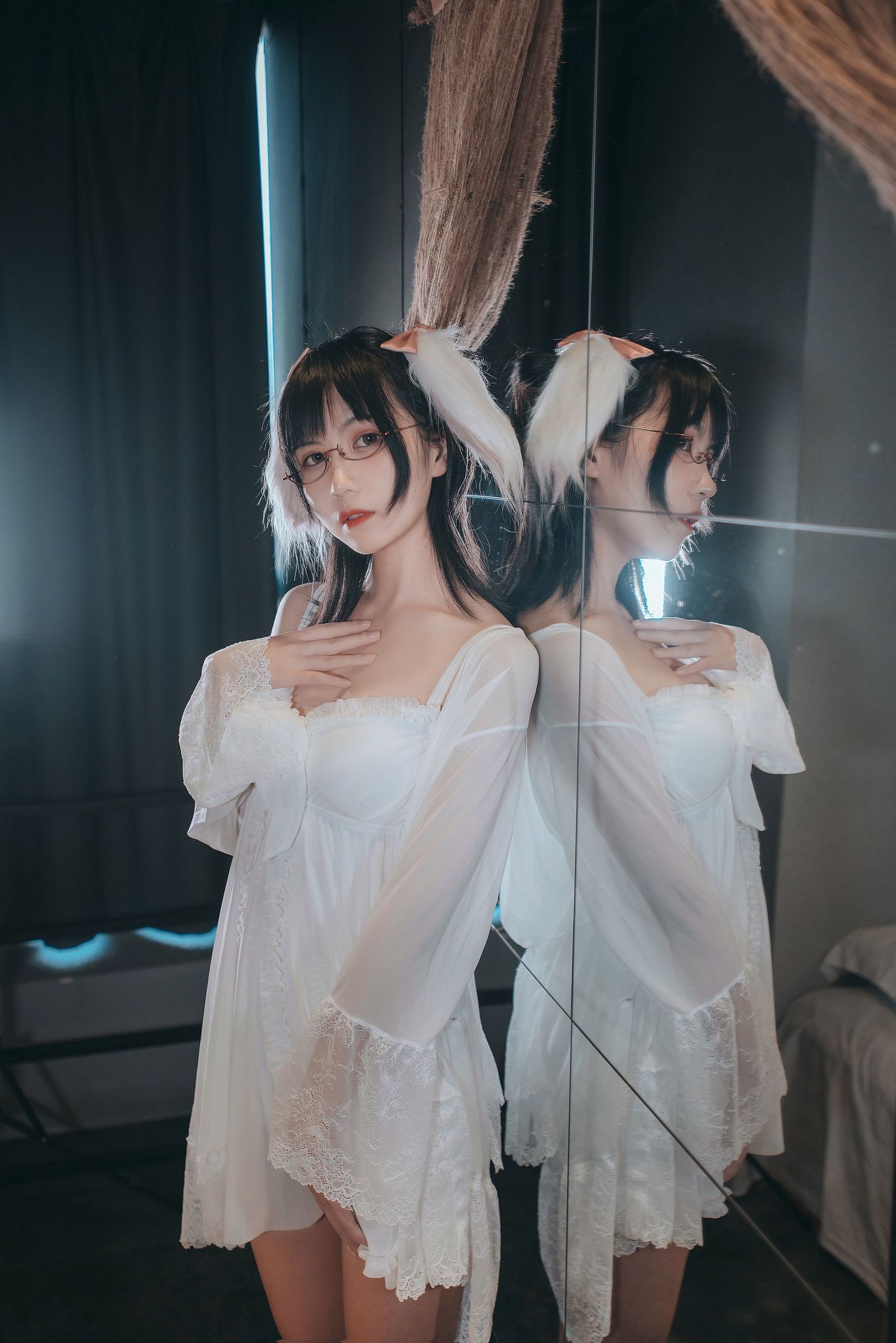 コスプレイヤー美女逐月ス 睡衣うさぎ