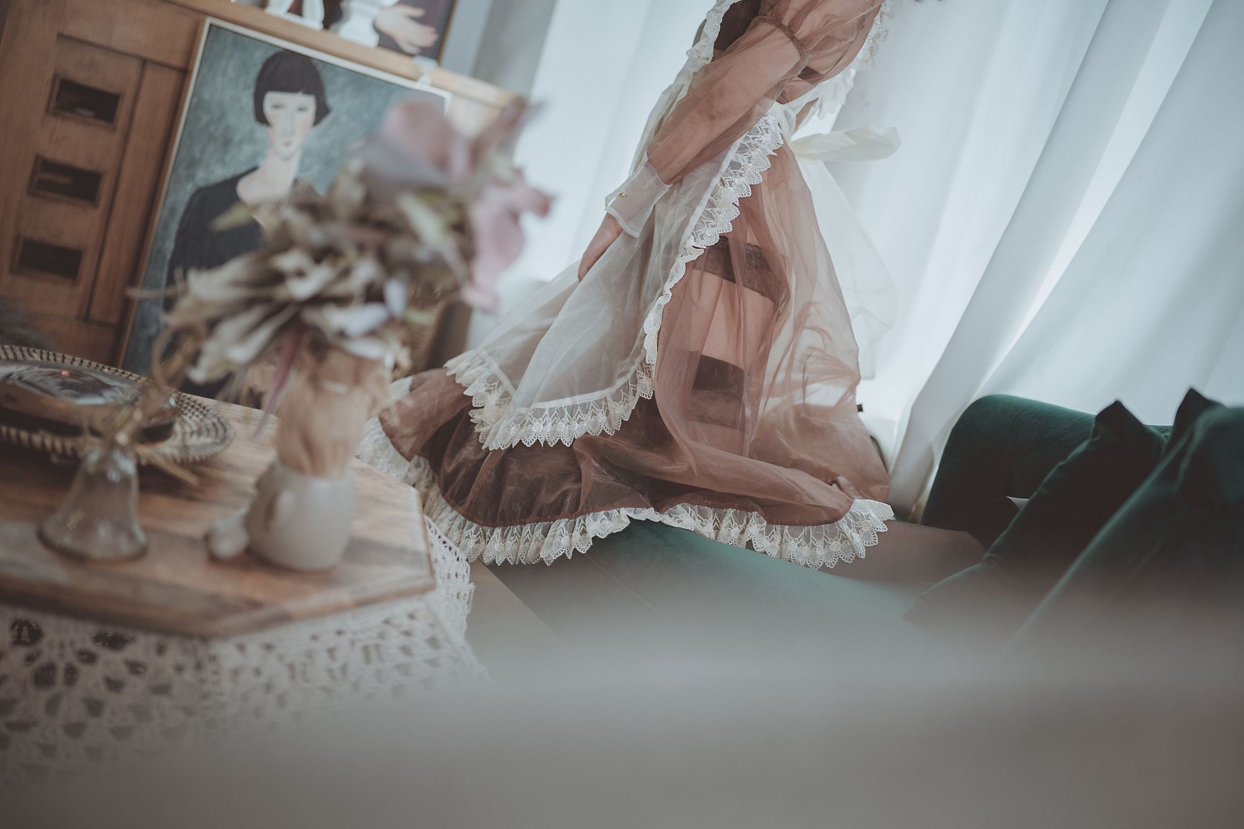 COSER Người Đẹp逐月su Nữ Hầu Trong Suốt