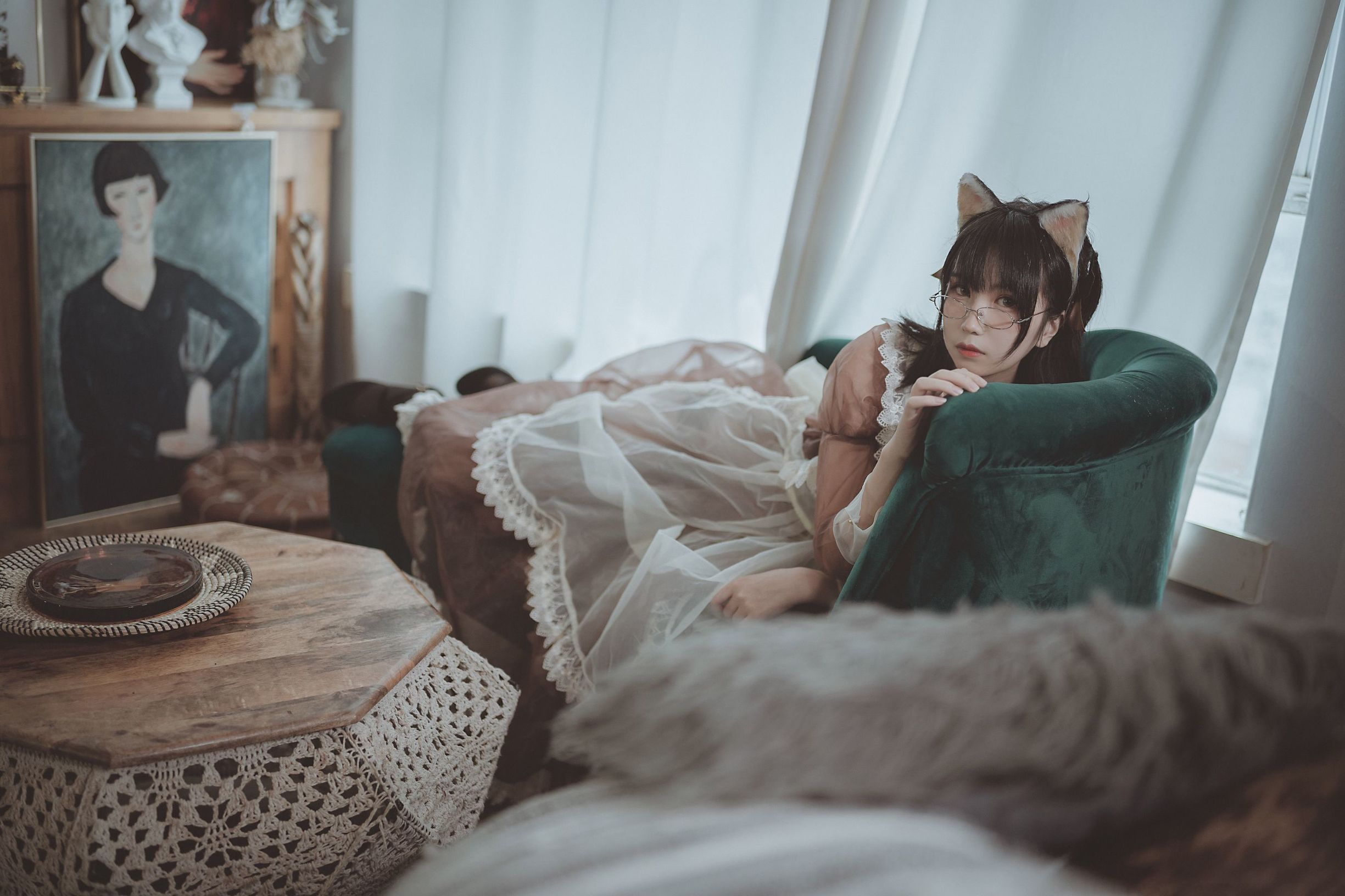 COSER Người Đẹp逐月su Nữ Hầu Trong Suốt