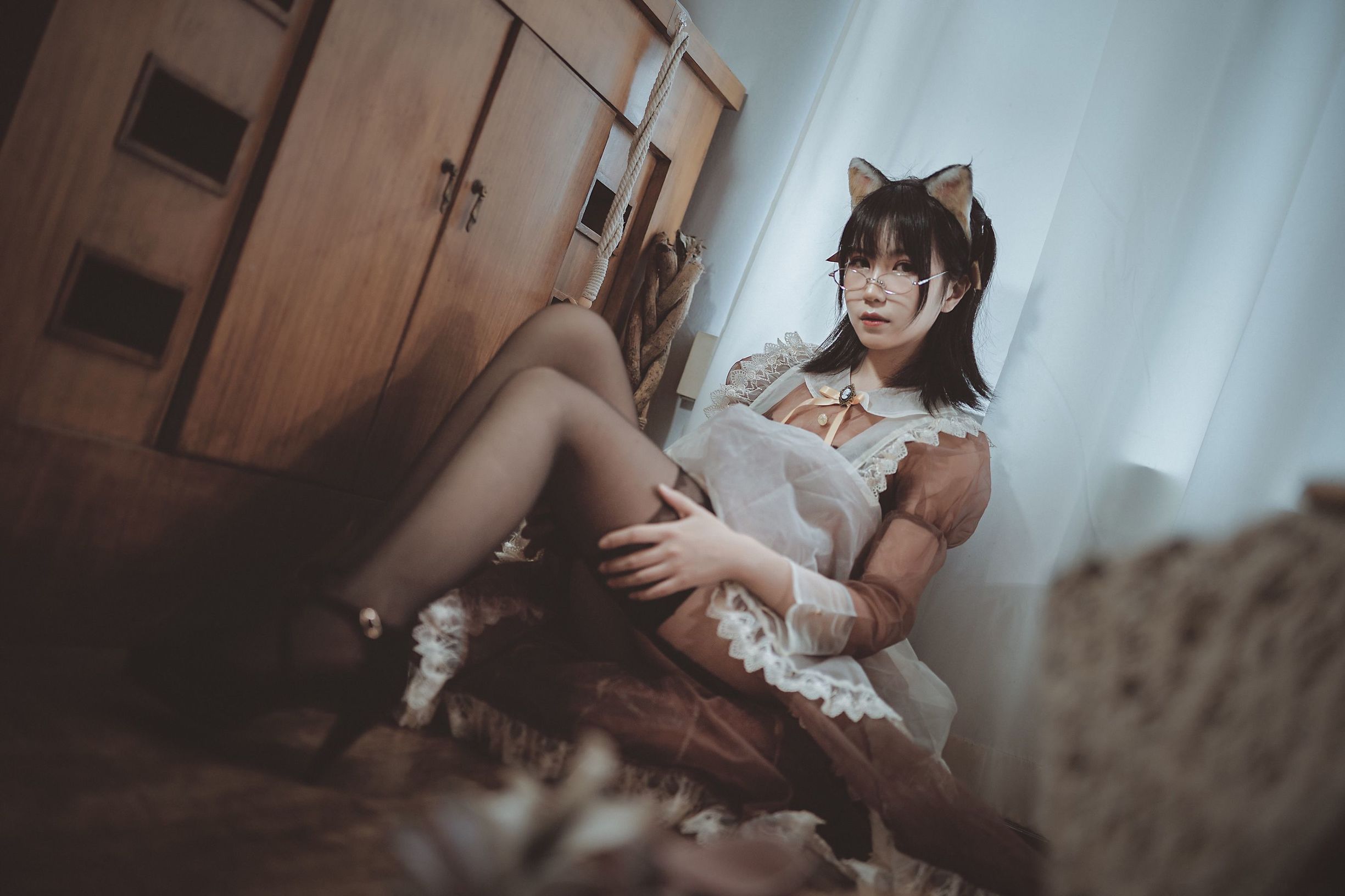 COSER Người Đẹp逐月su Nữ Hầu Trong Suốt