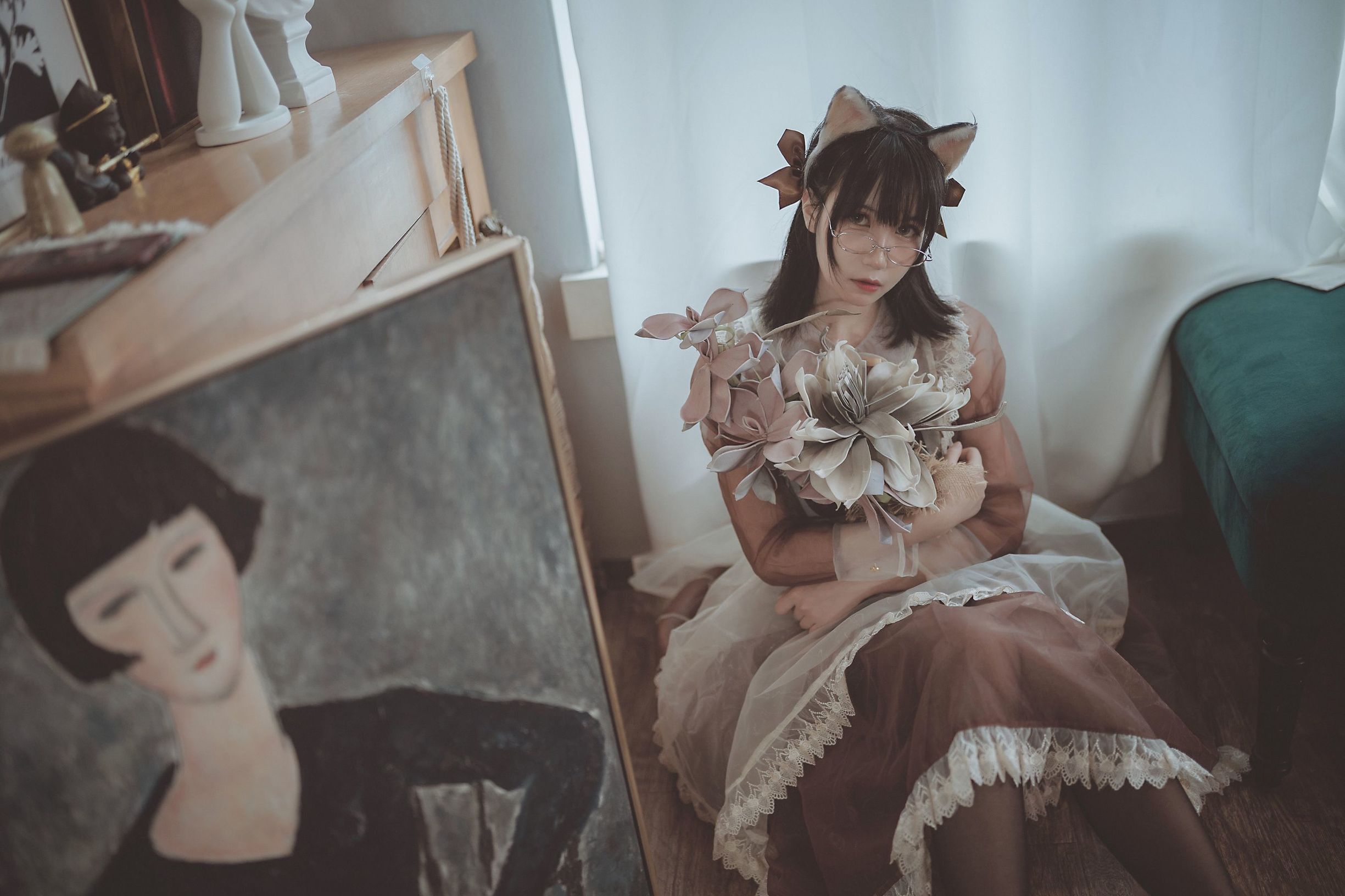 COSER Người Đẹp逐月su Nữ Hầu Trong Suốt