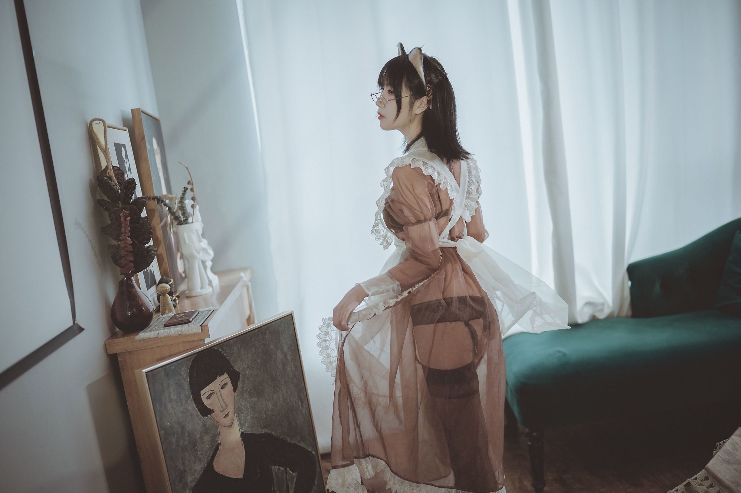 COSER Người Đẹp逐月su Nữ Hầu Trong Suốt