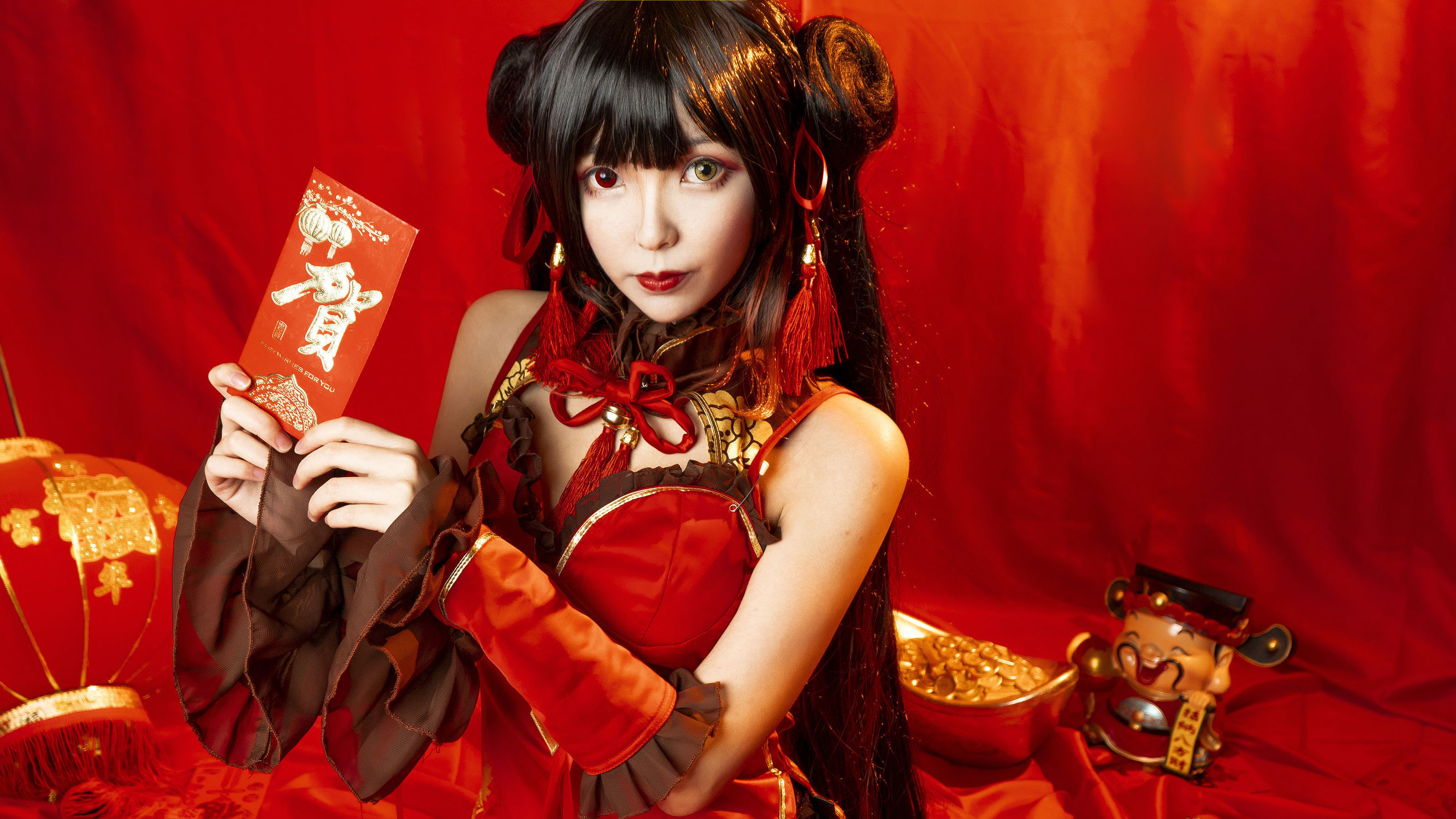 Coser tiểu thư Yến Tử kiên cố không thể phá hủy Kurumi Năm Mới