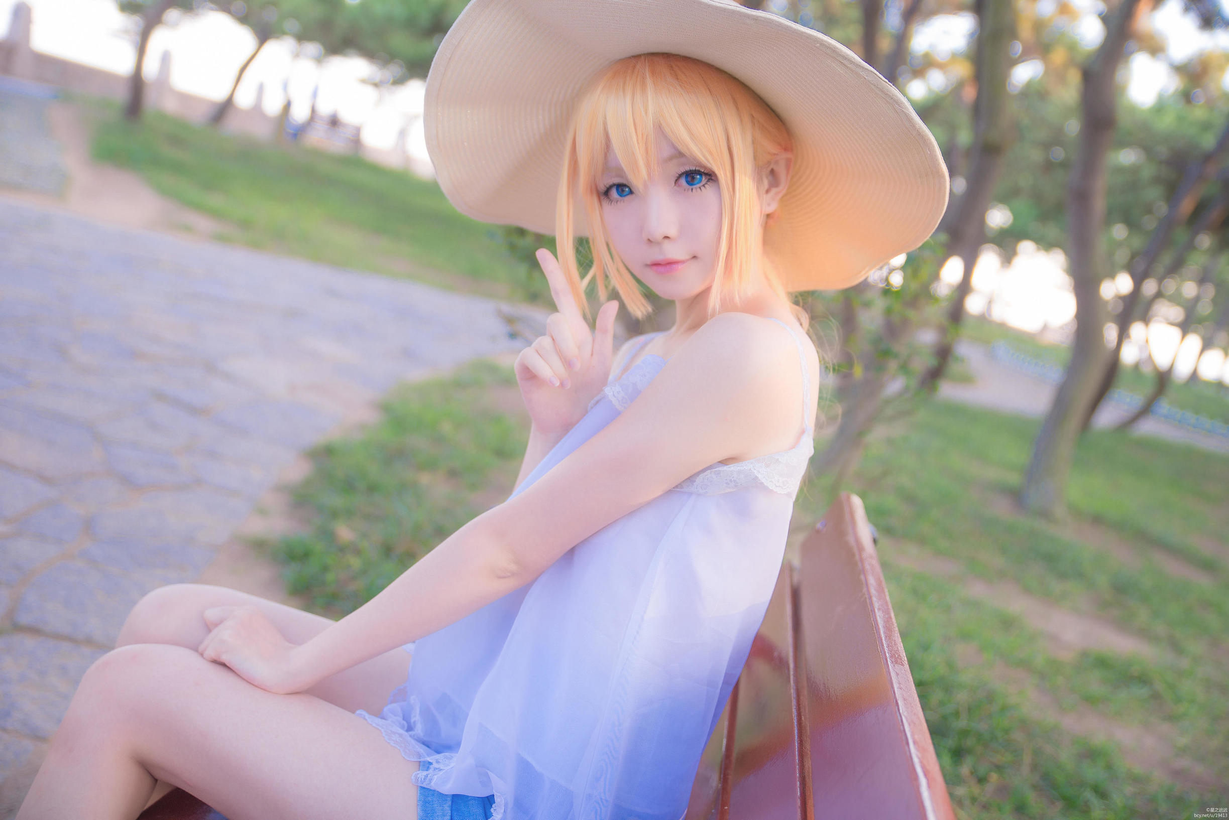 Coser Xiaojie Xing Chi Chi - Touken Ranbu COS Rantou Shirou