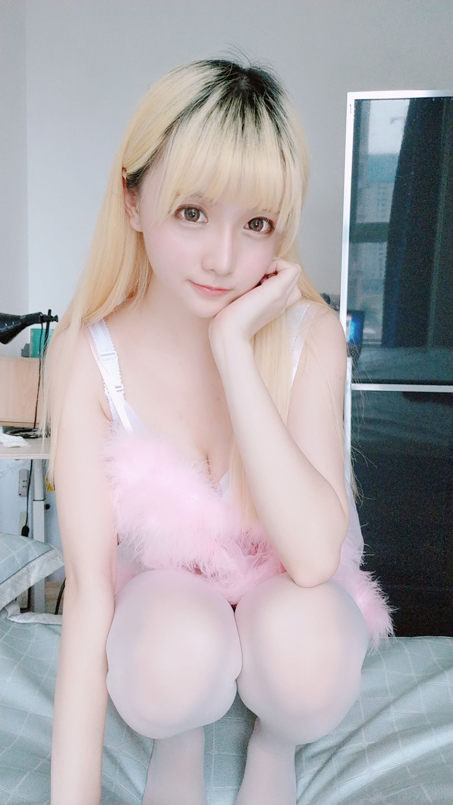 코서 아가씨 성지치치 분홍 잠옷