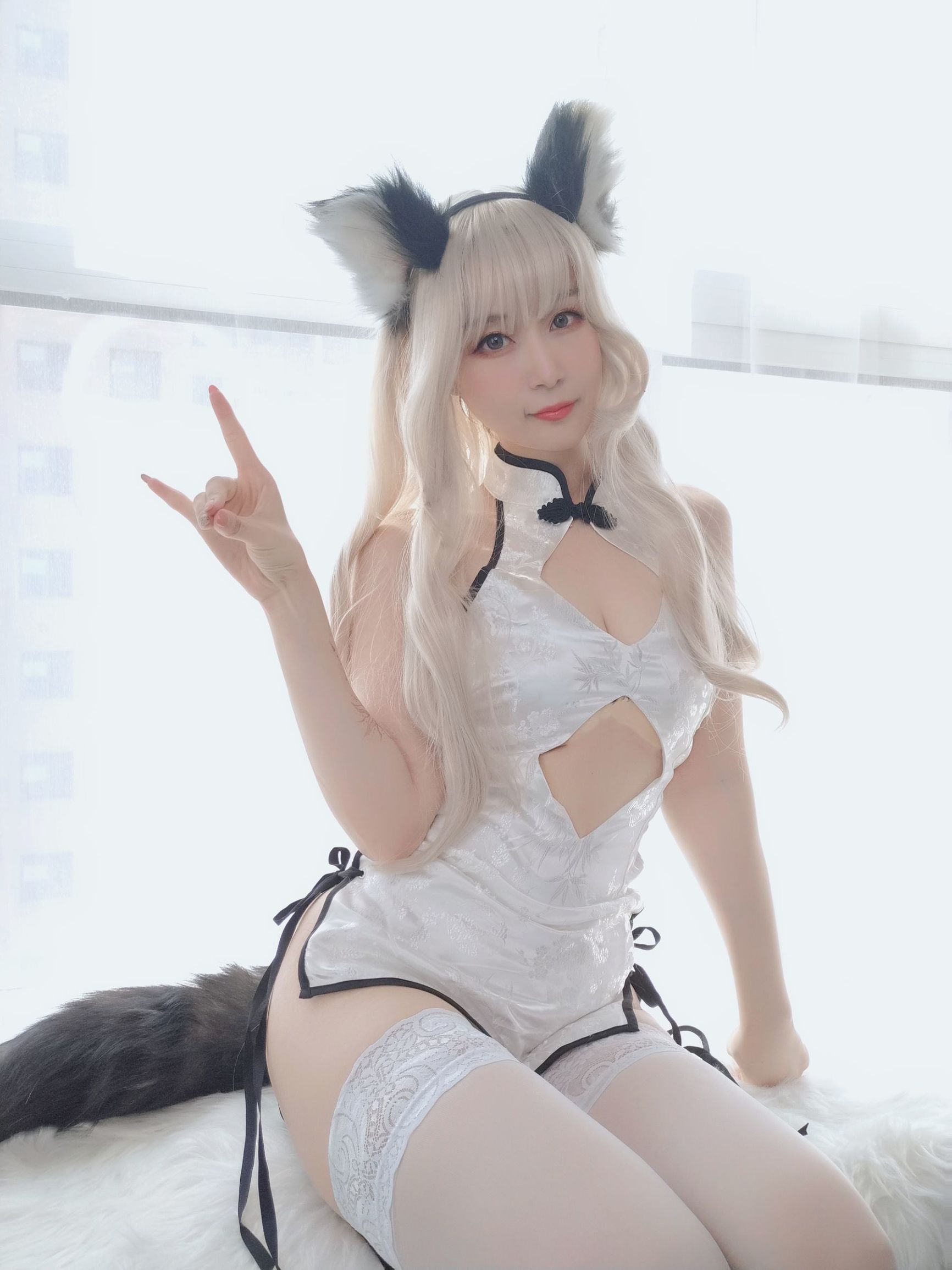 科瑟小姐姐白銀 小白狼